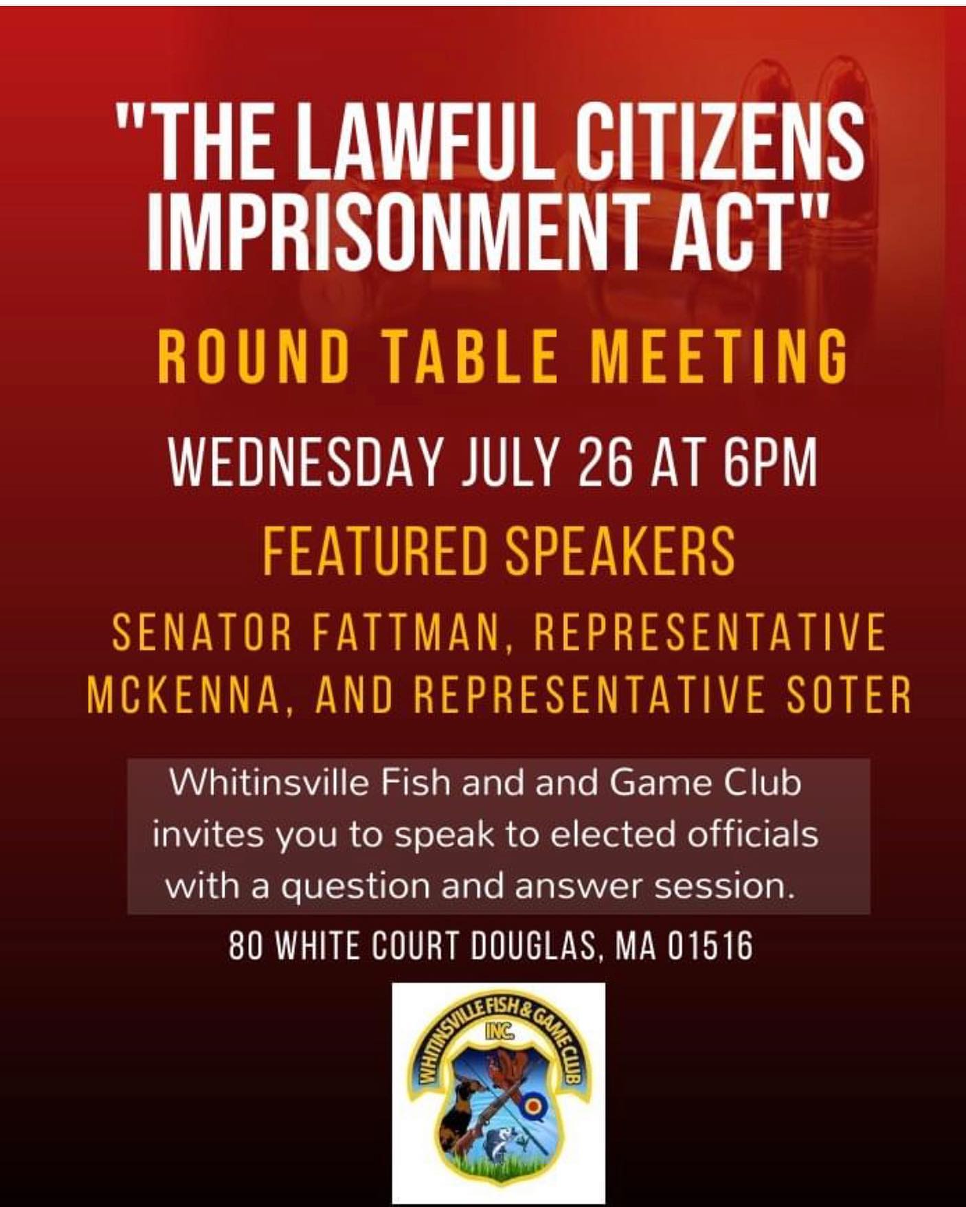 Meeting is open to all.