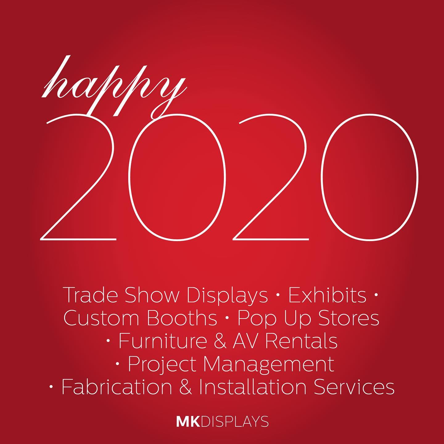 Happy New Decade! #exhibitiondesign #tradeshow #tradeshowbooth #custombooth