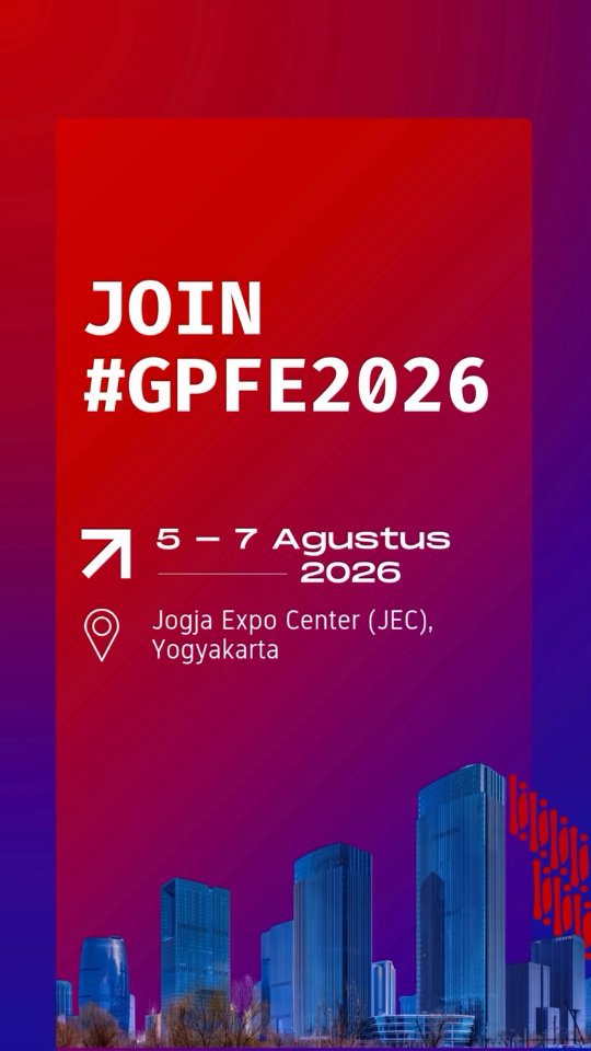 The Biggest B2G Procurement Platform Is Coming Back
GPFE 2026 kembali hadir sebagai platform strategis yang mempertemukan penyedia barang/jasa dengan pemangku kepentingan pengadaan pemerintah.
Saatnya memperkuat visibilitas, membangun kepercayaan, dan membuka peluang kolaborasi di ekosistem PBJ nasional.
📌 Catat tanggalnya dan hadiri GPFE 2026!
🗓️ 5–7 Agustus 2026
📍 Bima Hall, Jogja Expo Center (JEC), Yogyakarta
Join Booth / Expo Info:
WhatsApp 0812-9991037
Registrasi Visitor & Informasi GPFE 2026:
bit.ly/visitorgpfe2026
www.gpfe.id
Saatnya bergabung dan ambil peran di ekosistem pengadaan nasional!
#gpfe2026 #eventnasional #eventjogja #eventpengadaan #eventjogja2026