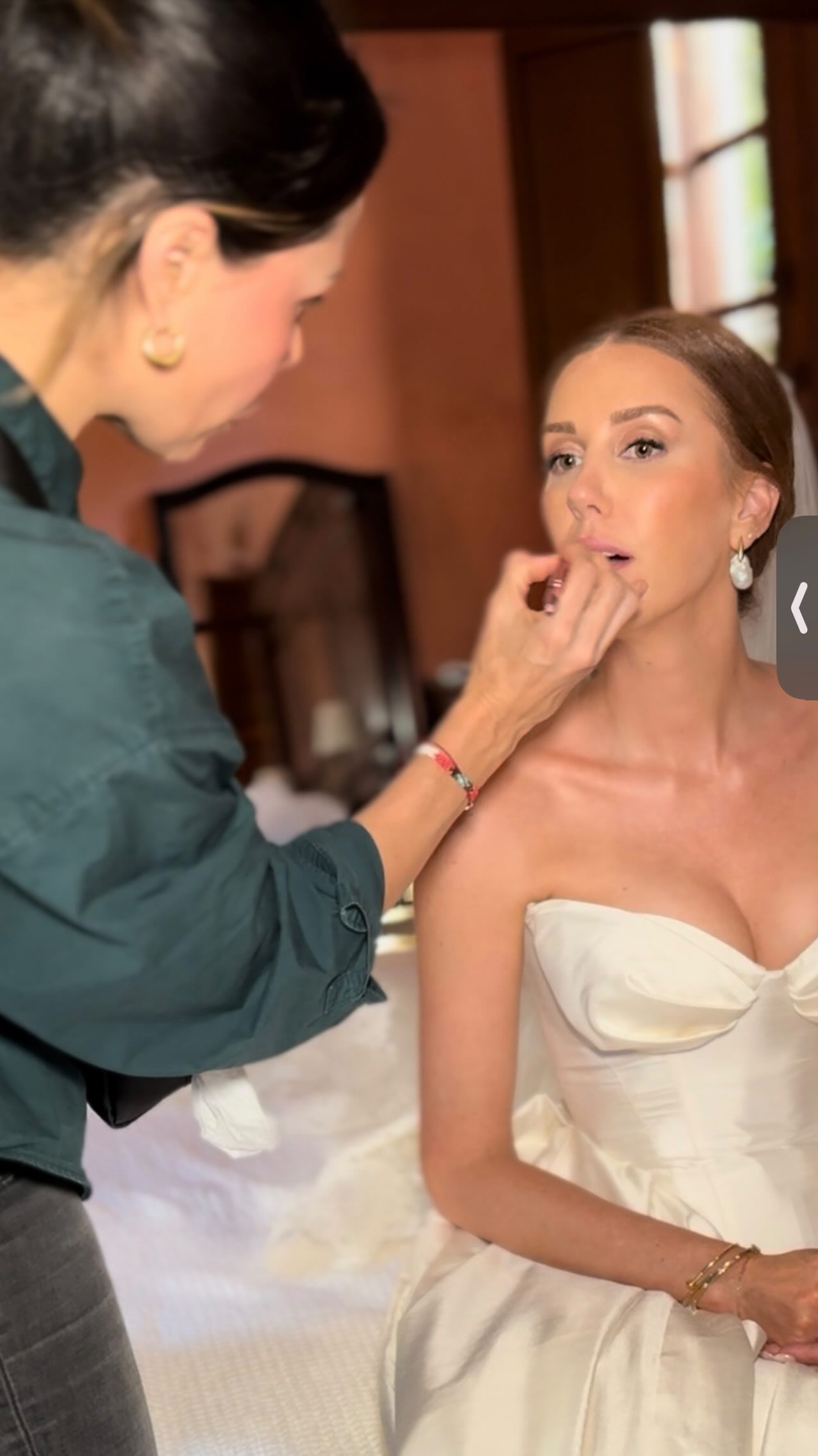 Extra touch-ups ensure your look stays polished beyond the first reveal.
This service is booked per hour and includes hair and/or makeup refinements or changes. It begins after the official timeline ends.
What do refinements or changes mean?
Everything needed to keep you photo-ready and aligned with your curated look from start to finish—lip touch-ups, blotting or mattifying the skin, refreshing makeup, ensuring no hairs are out of place, adjusting hair if there’s wind, or changing the hair texture or structure to complement a second dress. You name it.
This is a time-based service, as the artist remains on-site and fully available.
Extra touch-ups are especially recommended for brides wearing their hair down or planning multiple looks throughout the day.
Unrushed. Intentional. Polished. Because luxury is having time on your side.
#LuxuryBride
#BridalStyling
#BridalBeautyExpert
#ElevatedBridal
#BridalHairAndMakeup