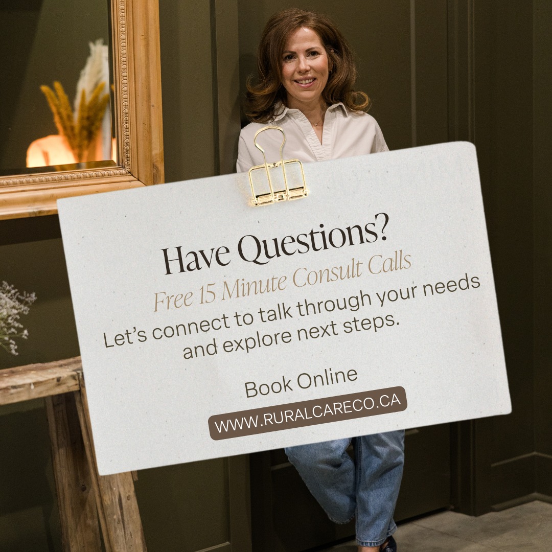 Wondering if we could be a good fit for you and your family?
Not sure what your options are?
Connecting with support is easier than ever.
Book a complimentary 15-minute consult to ask questions and explore next steps
in a calm, supportive space.
Book through the link in our bio.
www.ruralcareco.ca