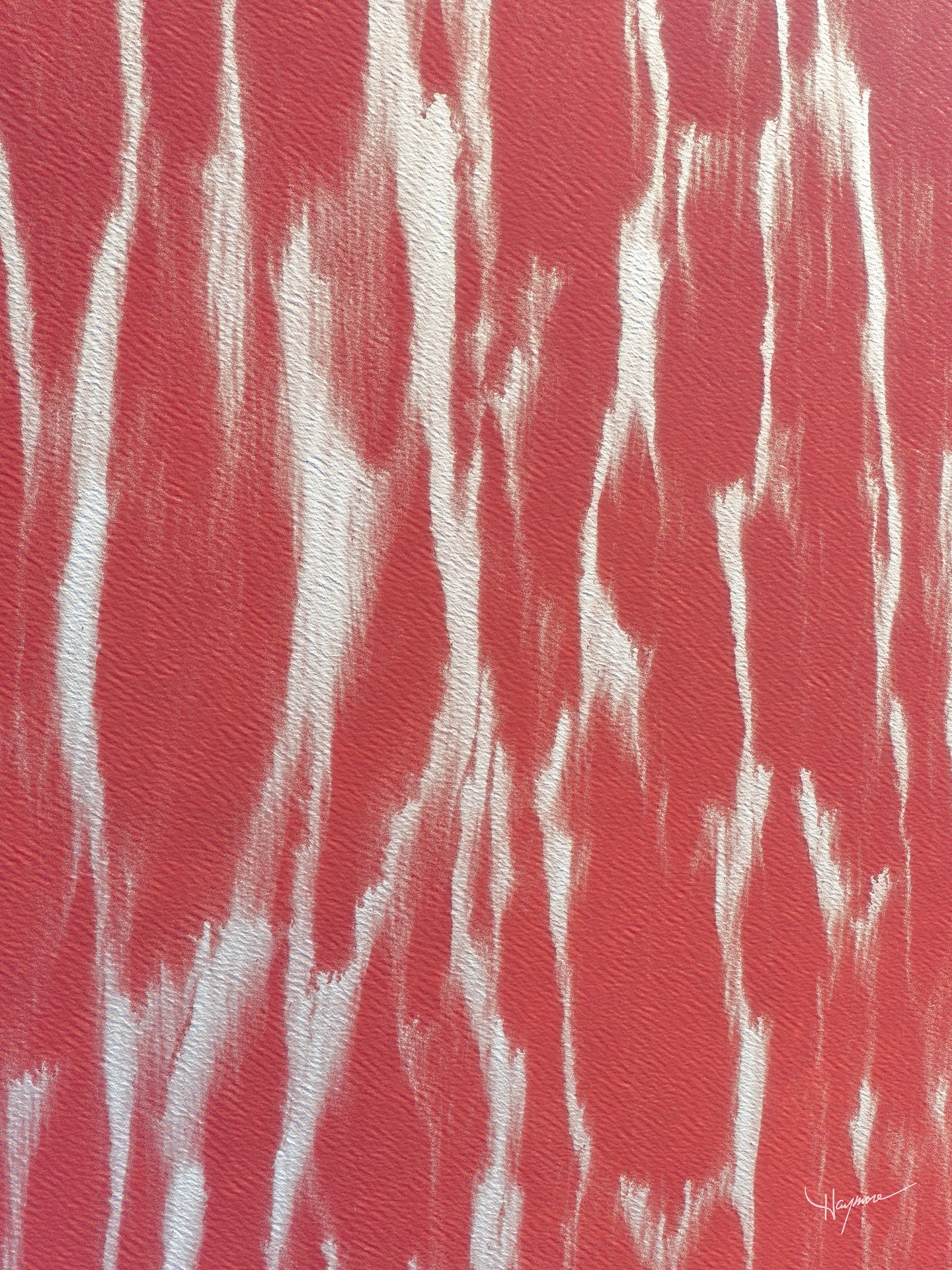 Exploring the Great Salt Lake in Utah is always a treat. You never know what you’re going to find. Seasons and weather drastically change the landscape. Its often and experience as if you were on a far distant planet.
The white streaks in these photos are foam that has formed as the high salinity is churned up by waves. The wind was really blowing this day, causing the foam to stretch in parallel lines for miles, which made for a painterly feel.