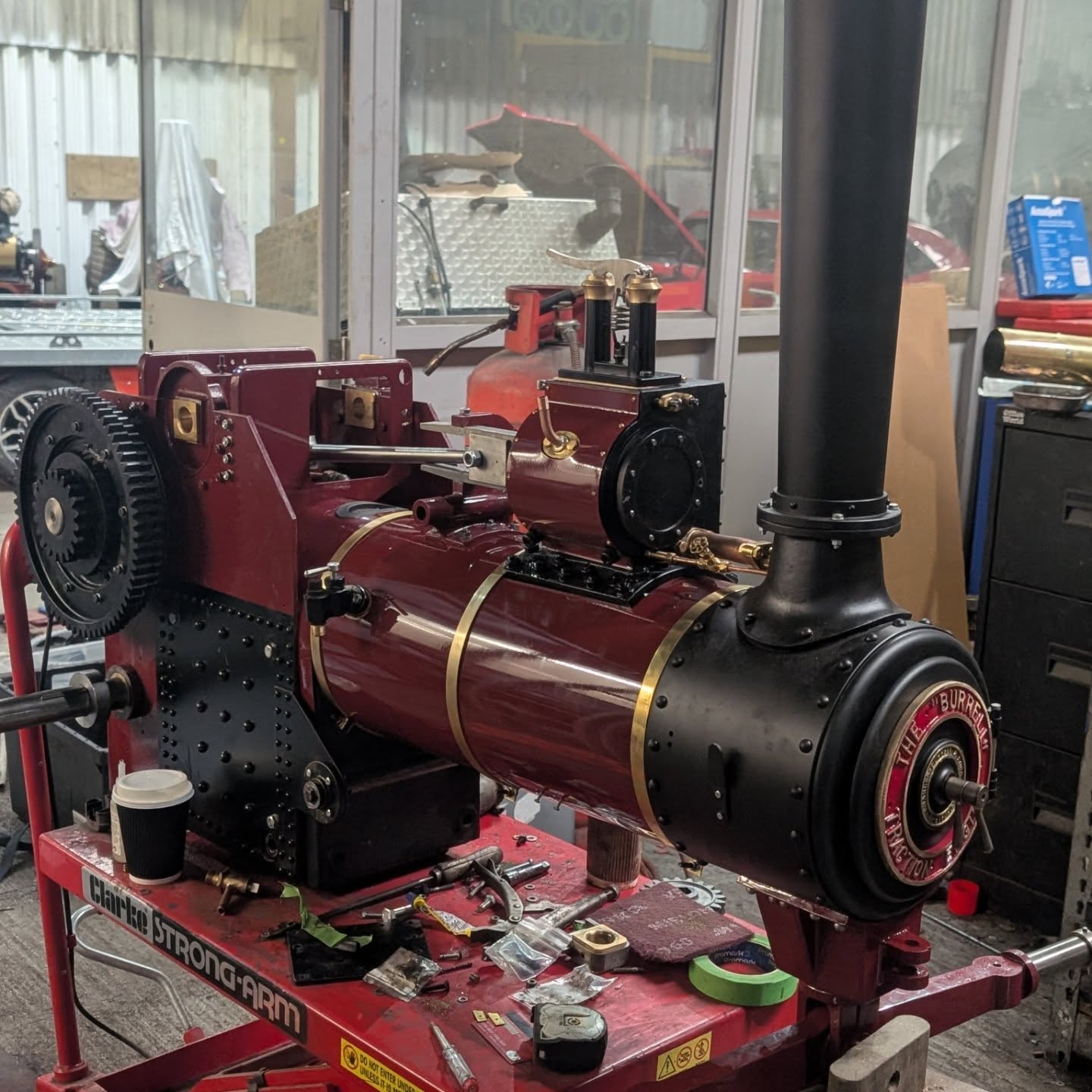 Our most recent Steam Traction World build is nearing completion for a customer. Another couple of days and we should be ready for a steam up!
For more details on our workshop and paint services please see https://www.legacyvehicles.co.uk/workshopservices
.
.
#miniaturesteam #steamengine #tractionengine
