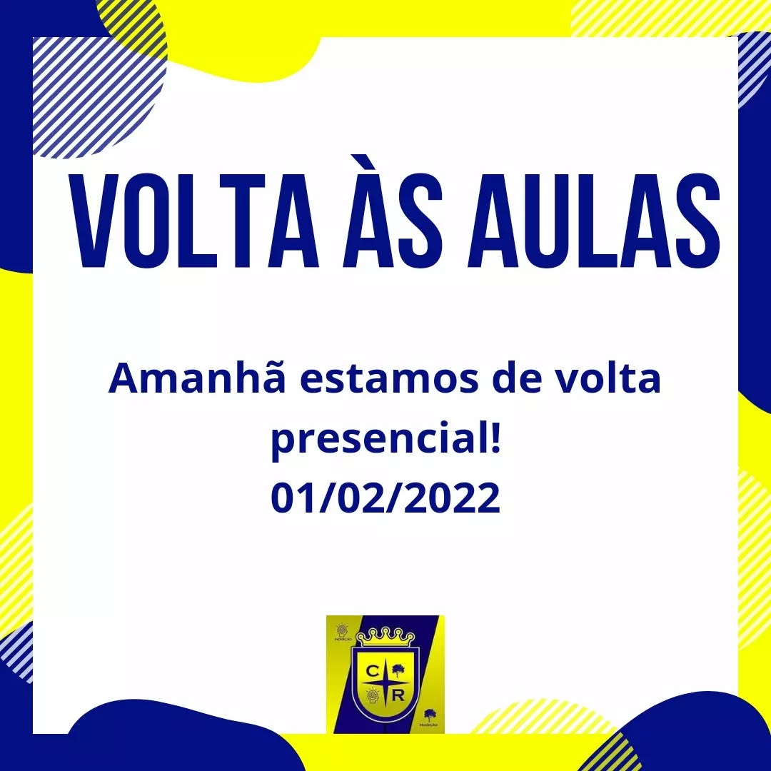 Quem ai ta ansioso pra amanhã?
01/02/2022 retornamos as aulas preseciais seguindo todos os protocolos de saúde.
Lembre de usar a máscara o tempo todo!
Segue os horários das aulas.
Manhã: 07:00 às 11: 30 hs
Tarde: 13:20 às 17:30 hs
#voltaasaulas2022 #matriculas2022
#matriculasabertas
#vemprorodhum