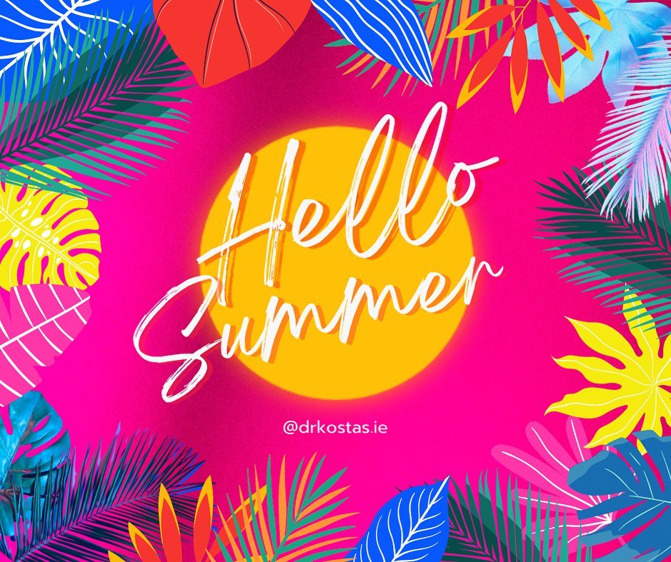 We wish all our patients and their families to have a great time this summer โ๏ธ๐ #orthodontist #braces #dublin #smile #orthodontics #dentistry #drkostas #straightteeth #invisalign #cosmeticdentistry #smilemakeover #dublinireland