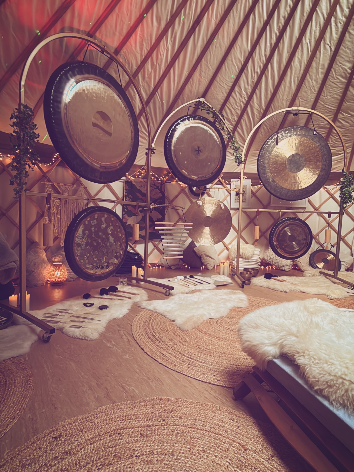 setting up Gongs, and preparing the space with care for clients is always so peaceful as I sit here wondering what particular healing will be in store for these dear individuals this afternoon… #sessionfortwo #energyhealer #soundhealing alternativehealth nervoussys