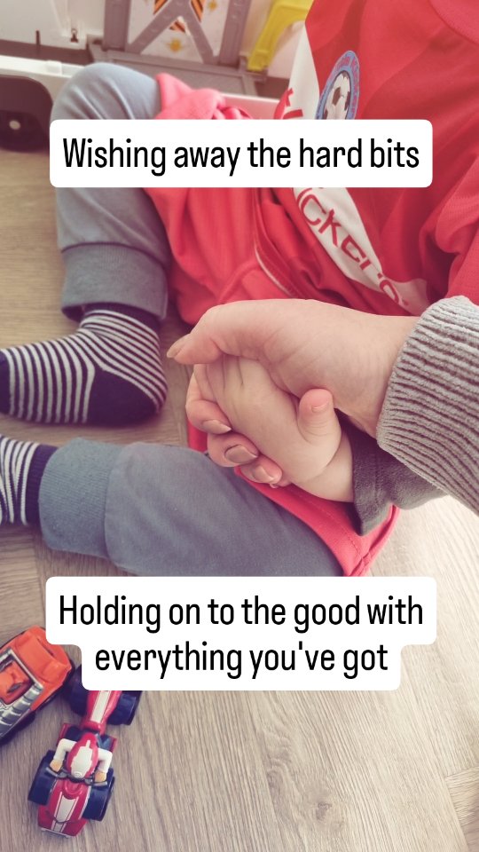 Every stage is hard. Some are harder than others.
And yet when they come out of those stages we've found so difficult, we miss them. We miss the versions of them they were.
So the reality of parenting is that we spend so much of our time wishing it away, while simultaneously dreading it going.