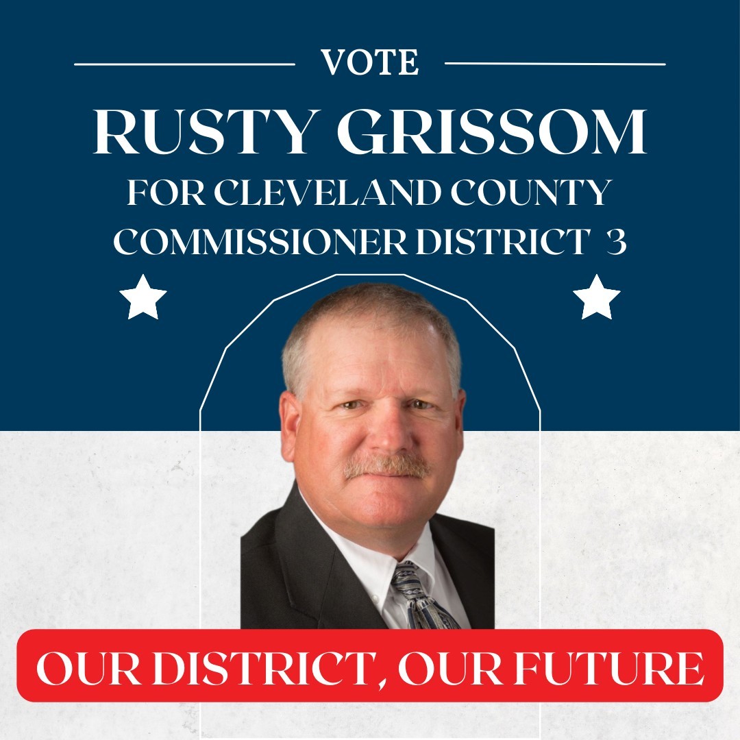 📣 2 weeks left to election day! Have you made your plan for when and where to vote on voting day? Polling places will be open from 7am to 7pm on November 8th.
Look up your polling place here: https://okvoterportal.okelections.us/
And remember to vote Rusty Grissom!
Visit my website for more info! www.VoteRustyGrissom.com
📞 405-872-9584
📫 Please send contributions to:
P.O. Box 1100
Noble, OK 73068
.
.
.
#yourvoteyourvoice #2weeks #clevelandcountycommissioner #yourvotematters #knowwheretovote