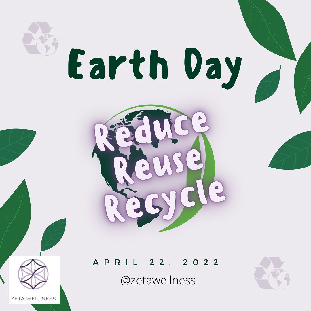 ♻️ What are you reducing, reusing, and recycling this Earth Day? I’ll start!
♻️ Reduce: walk/bike for short travel and use all groceries before they expire
♻️ Reuse: use multi-use instead of single-use plastic especially in the kitchen
♻️ Recycle: teach my daughter to put cardboard, paper, and glass in the correct bin
#earthday #reduce #reuse #recycle #zetawellness