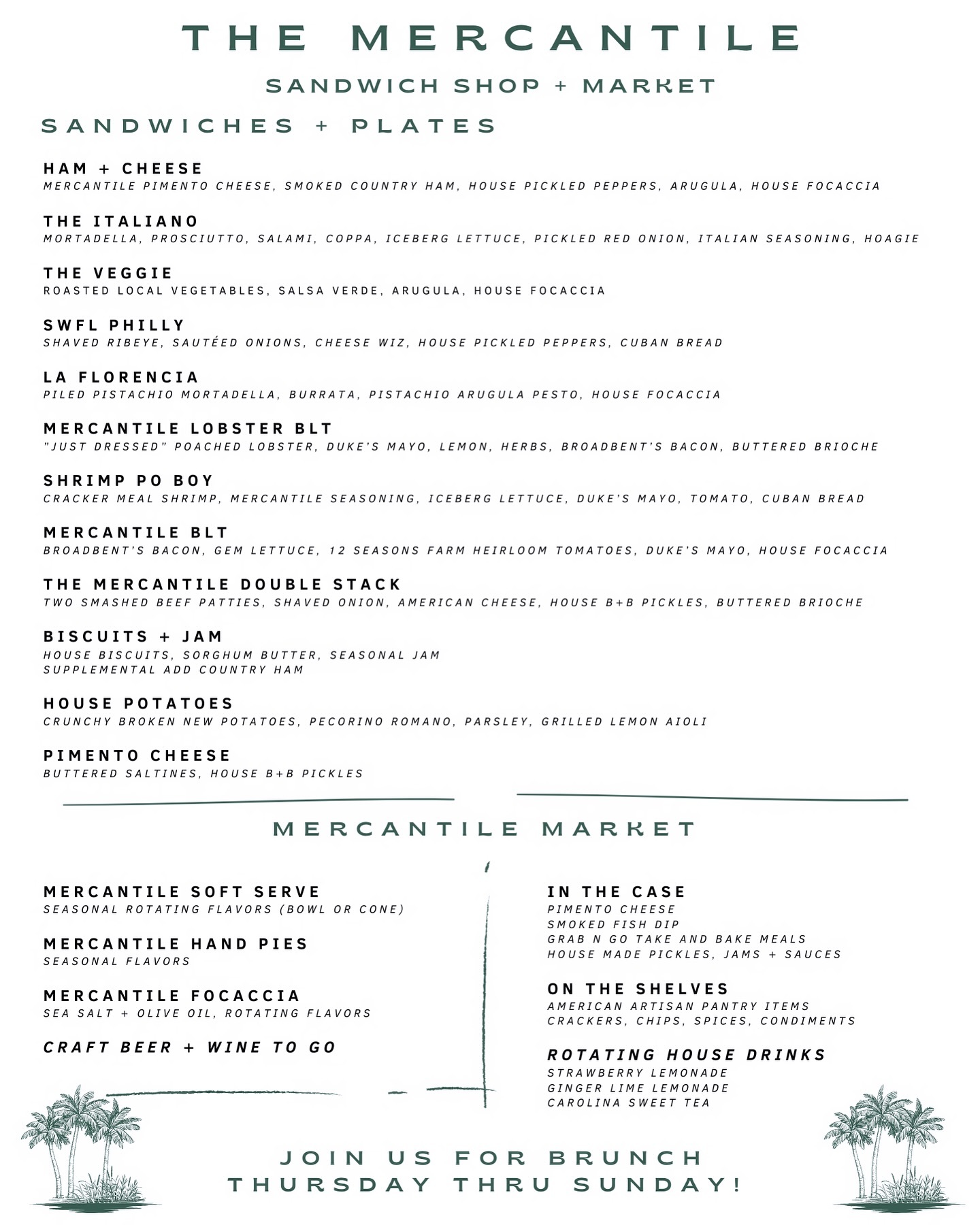 Ready to join us for lunch? Check out our Sandwich Shop + Market Here!
What sandwich are you choosing??
#sandwichshop #menudesign #restaurantconsultant #restaurantconcept #naplesfoodie #naplesfl #naplesflorida #gourmetmarket