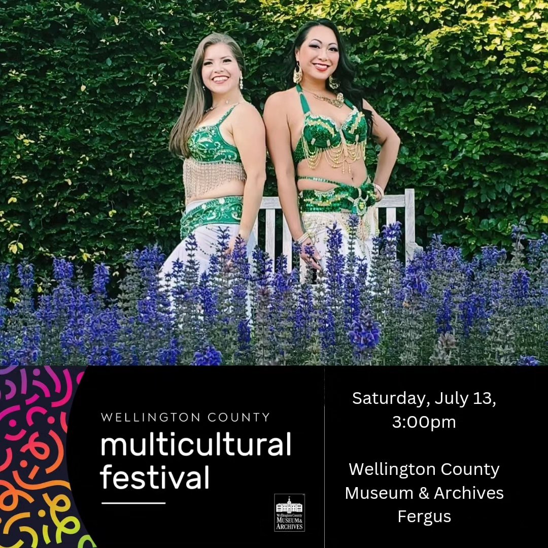 Catch Invoketress' dynamic duo @mary.snow.official and @wise.minerva at the second ever Wellington County Multicultural Festival! Join us for this new and growing event!
Saturday, July 13
3:00pm
Wellington County Museum & Archives
Fergus, Ontario
Free for the whole family
@wellingtoncounty #bellydancers #bellydance #wellington #multiculturalfestival #marysnow #joinus #free #guelph #dymanicduo #performance #summerfestival