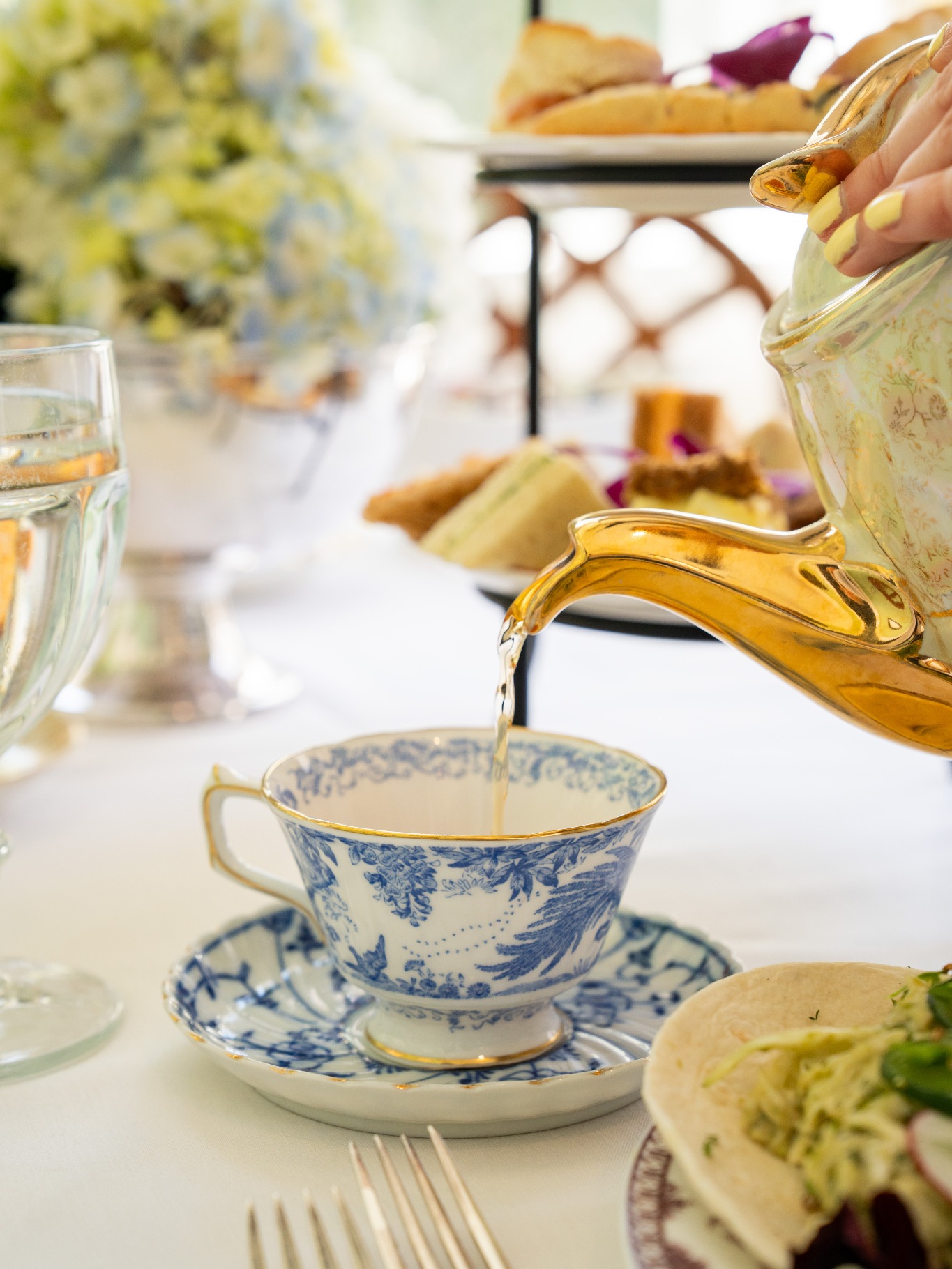 Did you know we offer Afternoon Tea in our Restaurant Dining Room during regular lunch hours?
Join us Tuesday–Saturday, 11 AM–2:30 PM for a special tea experience featuring premium teas, homemade tea sandwiches, fresh-baked scones, and sweet treats. Add a glass of champagne or a mimosa if you’re feeling festive.
No reservations needed! We can't wait to see you soon.