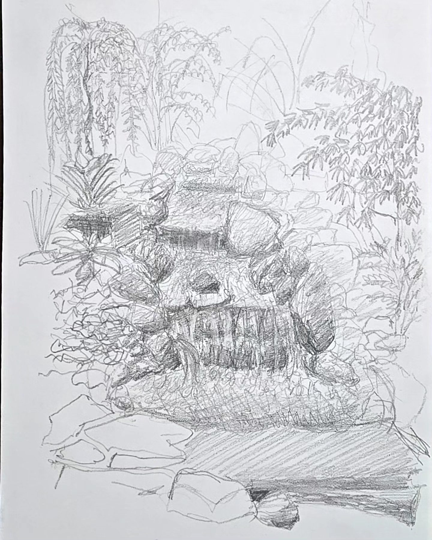 My sketch of a little waterfall.
#sketch #sketching #waterfall #pencil #lovewhatido