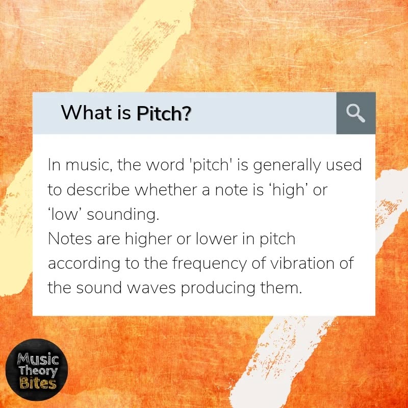 Today's #Bitesizefact is all about the word 'pitch'.
You can find out more about pitch by visiting our blog post here: https://www.musictheorybites.com/post/what-is-pitch
#Learning #HomeLearning #Education #teach #musictheory #musiclesson #onlinemusictheory #learn #educate #musicfact #musicterm #Pitch #musicservice #musicpractitioners #musicservices #musiceducationproviders #musicteachers #musicteacher #musicclasses #musiclessons #online #letthelearningbegin #musictheorybites #learnmusic