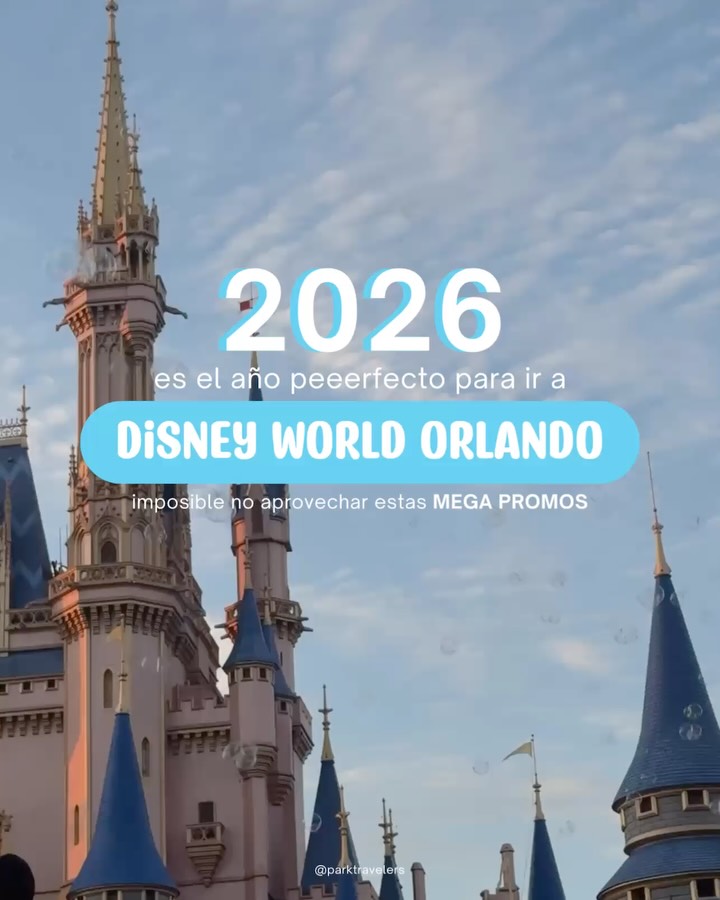 ✨2026 es el meeejor año para ir a Disney World Orlando✨ (hasta ahora jajaja) Aquí les contamos las PROMOS que Disney sacó este año que deben aprovechar sí o sí si tienen ganas de ir 🎡🐭✨ ¡Comenten qué promo quisieran aprovechar y respondemos con una cotización!
👀 Recuerden que nuestros servicios de: cotización, planeación, asesoría y reservaciones no tienen ningún costo!
*Estas promos están sujetas a disponibilidad y cualquier cambio por parte de Walt Disney World.