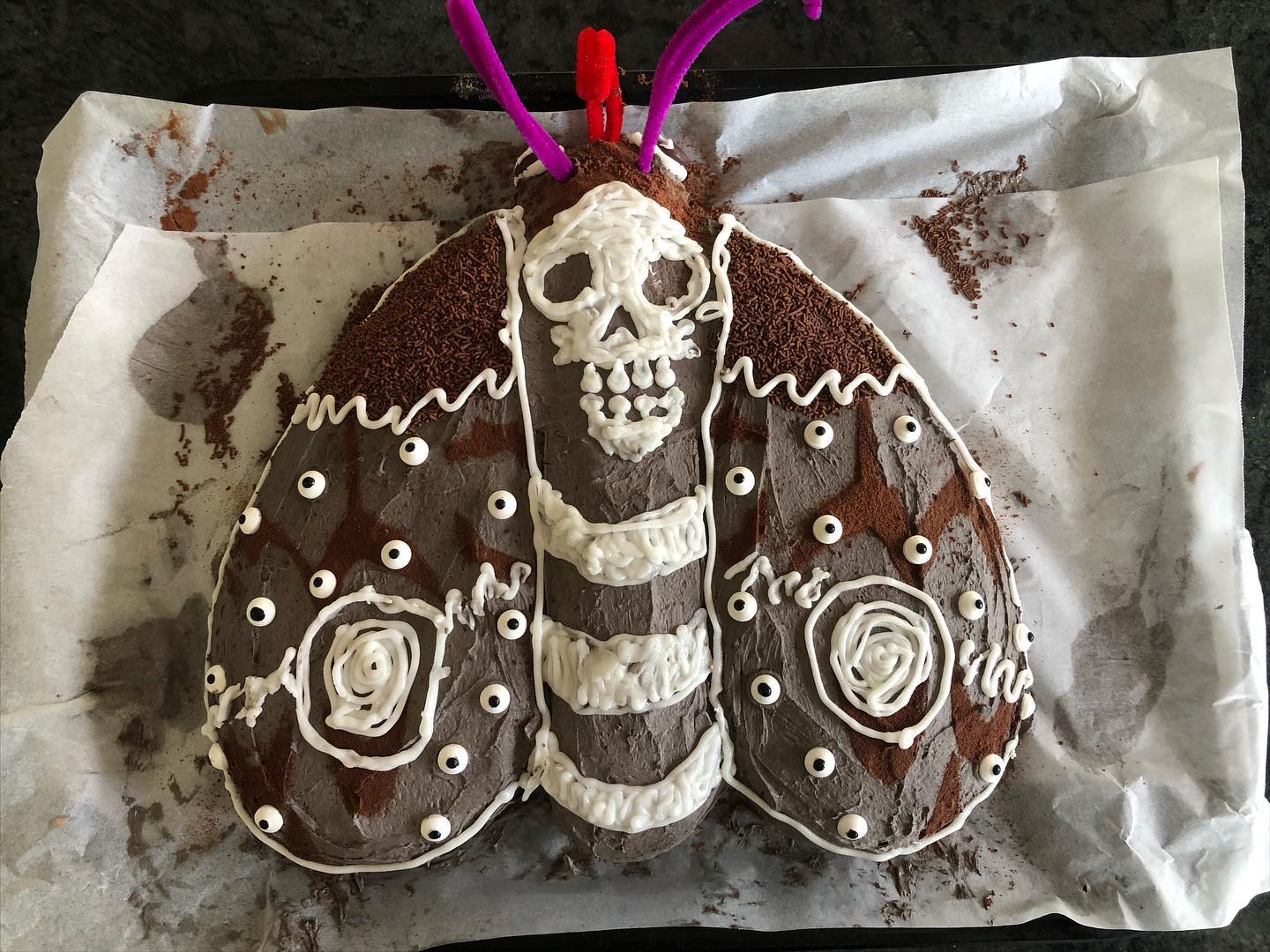 #deathheadmoth cake. Bespoke cake. Made by @d.p.enkarso