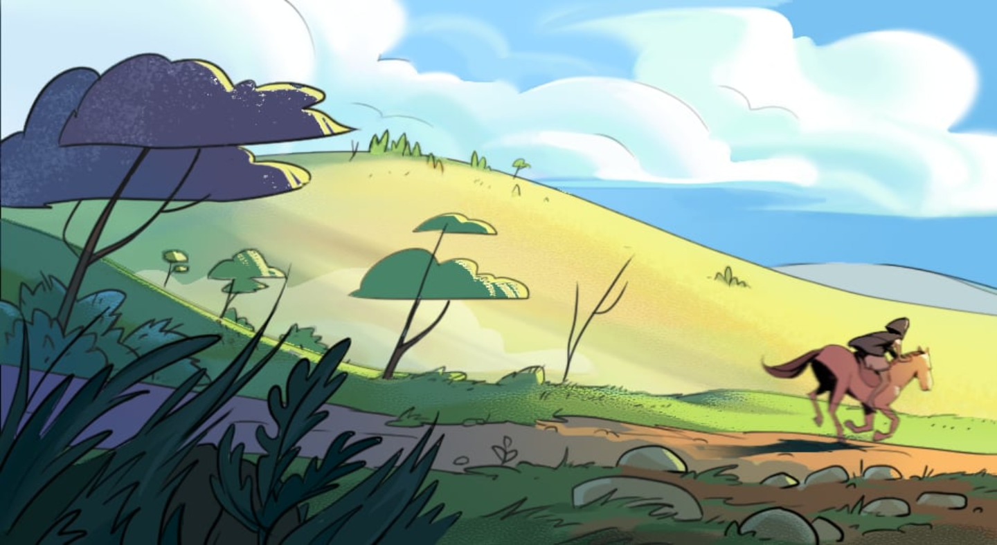 c. 5️⃣6️⃣6️⃣ av. J.-C. : « Cataclop, cataclop, cataclap, clataclap, claclaclap ! Clap-clap clap ! »
Aux battements des fers martelant en rythme monotone les chemins de terre de Laconie, se superposent les cadences joyeuses et effrénées d’Argiens frappant dans leurs mains.
✏️ @art_of_nicolas_leroy
🔍 #recherchesgraphiques #lesvoyagesdanaximandre #lecavalierdargos #argos #parnonas #sparte #greceantique #grècearchaïque #anaximandre #anaximander #miniserie #sciencefiction #fictionhistorique #astronomie #cosmology #2danimation #dessinanimé #2d #leprojetanaximandre