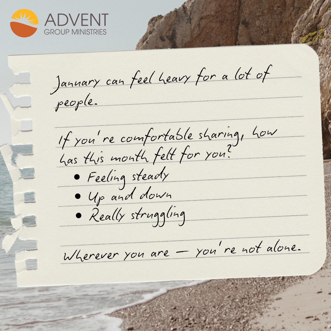 January can feel heavy for a lot of people.
If you’re comfortable sharing, how has this month felt for you?
🟢 Feeling steady
🟡 Up and down
🔴 Really struggling
Wherever you are — you’re not alone.
