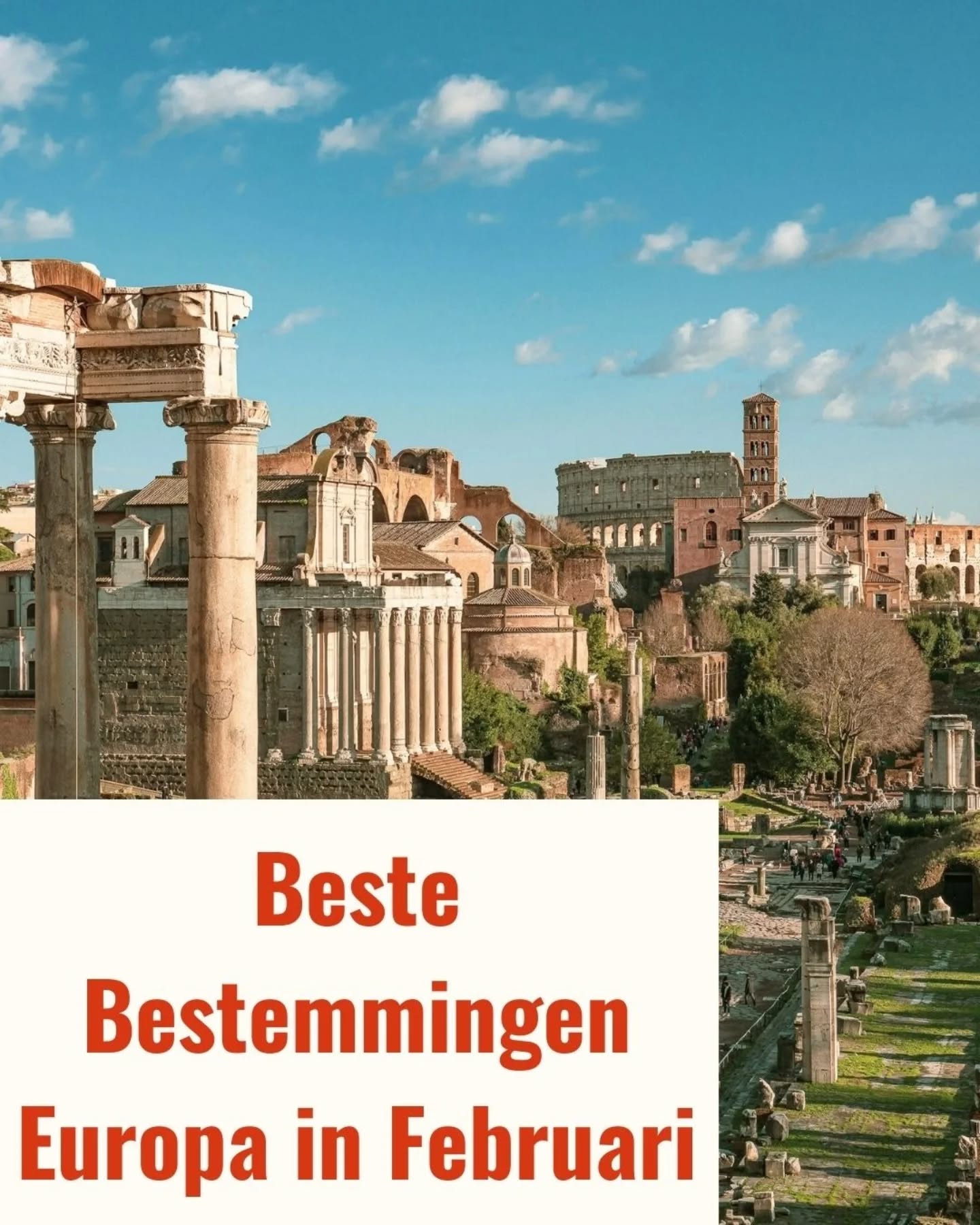 Februari is perfect om te reizen! ❄️ De feestdrukte is voorbij, prijzen zijn nog laag en veel bestemmingen voelen extra authentiek! Van winterzon in Zuid-Europa tot sfeervolle steden zonder wachtrijen. Dit zijn de beste reisbestemmingen voor februari 2026! 🎭
Welke bestemming staat bij jou op nummer één?
👉 Laat het weten in de comments!
👉 Sla deze post op voor later!
👉 Volg Met_Thijs_op_Reis voor nog veeeel meer reis tips!
Hulp nodig bij het plannen van jouw volgende reis?
Link ik bio!
Foto's via Unsplash door:
1 & 2: Mauro Grazzi
3: Vincent Guth
4: Jorge Fernández Salas
5: Giusi Borrasi
6. Raed Kasrwani
7: Thierry Lemaitre