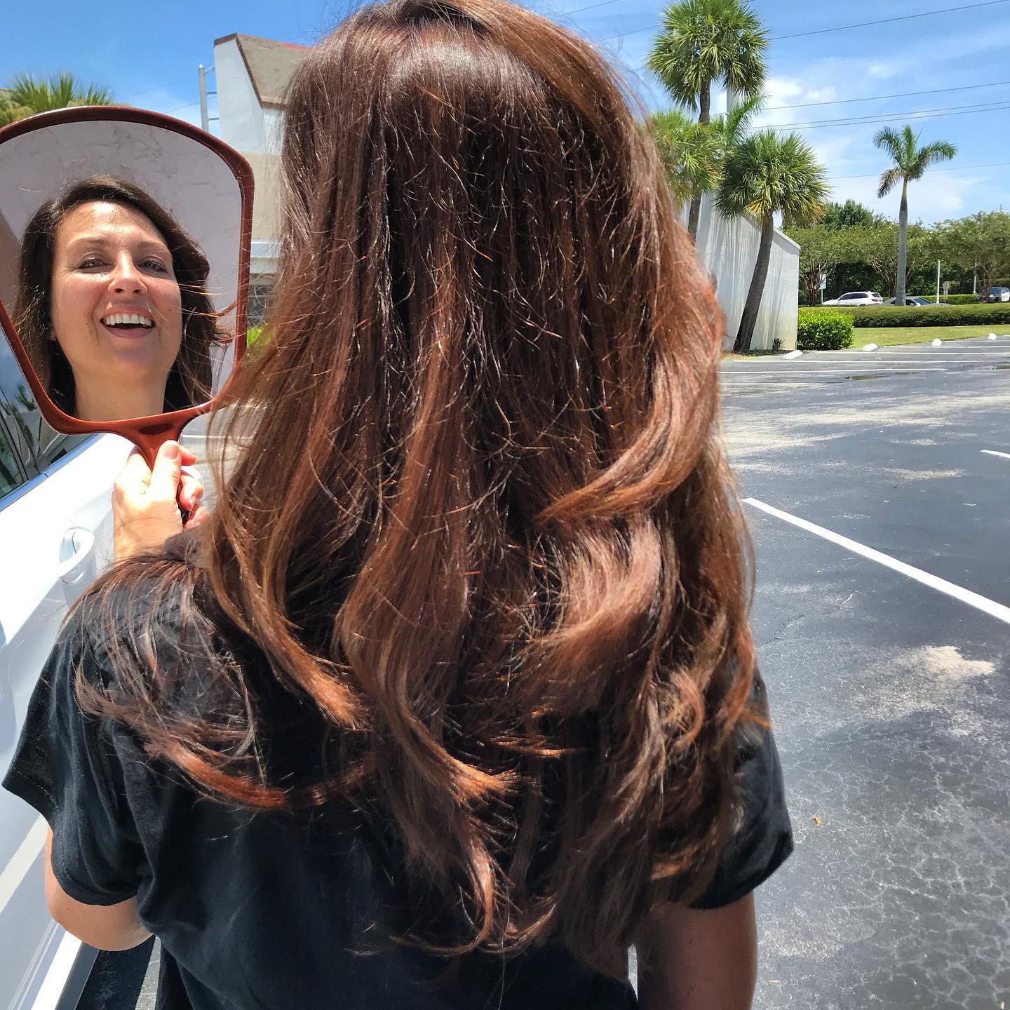 The power of ammonia free color..it will make you 😊 🌝!