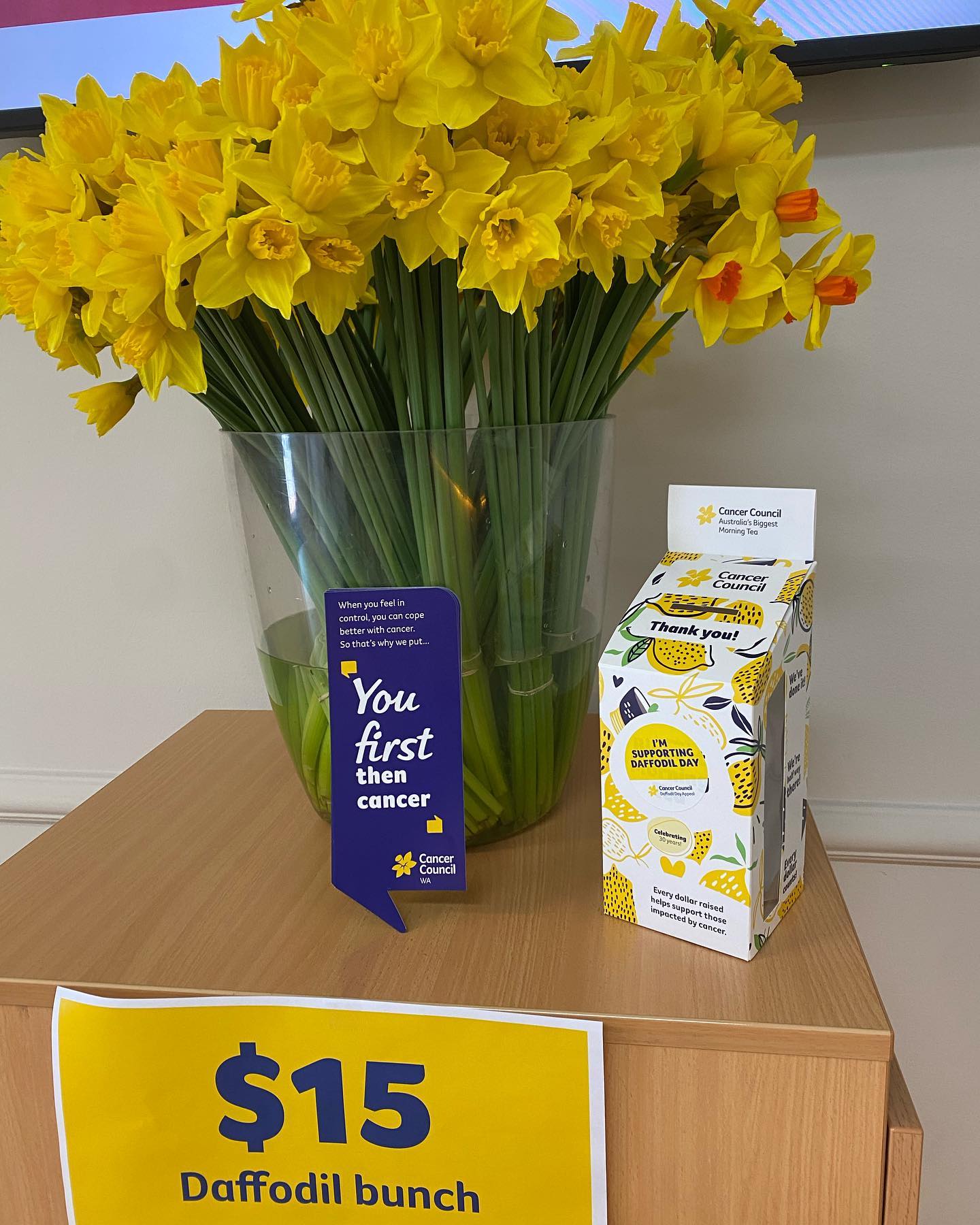 Daffodil Day; raising funds and awareness for Cancer Council πΌ