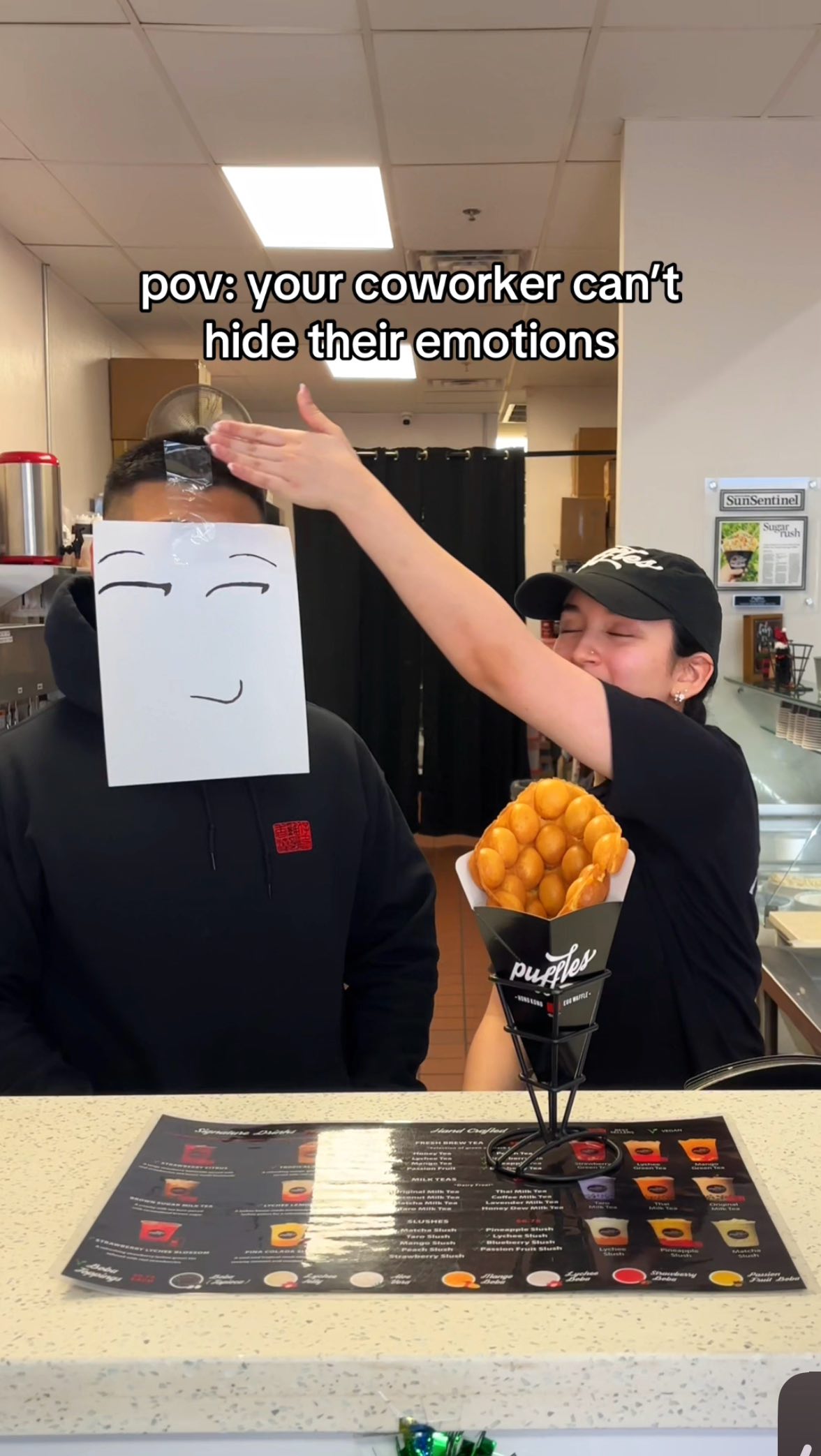 I promise we aren’t judging😏 #foodservice #bubblewaffle #waffles