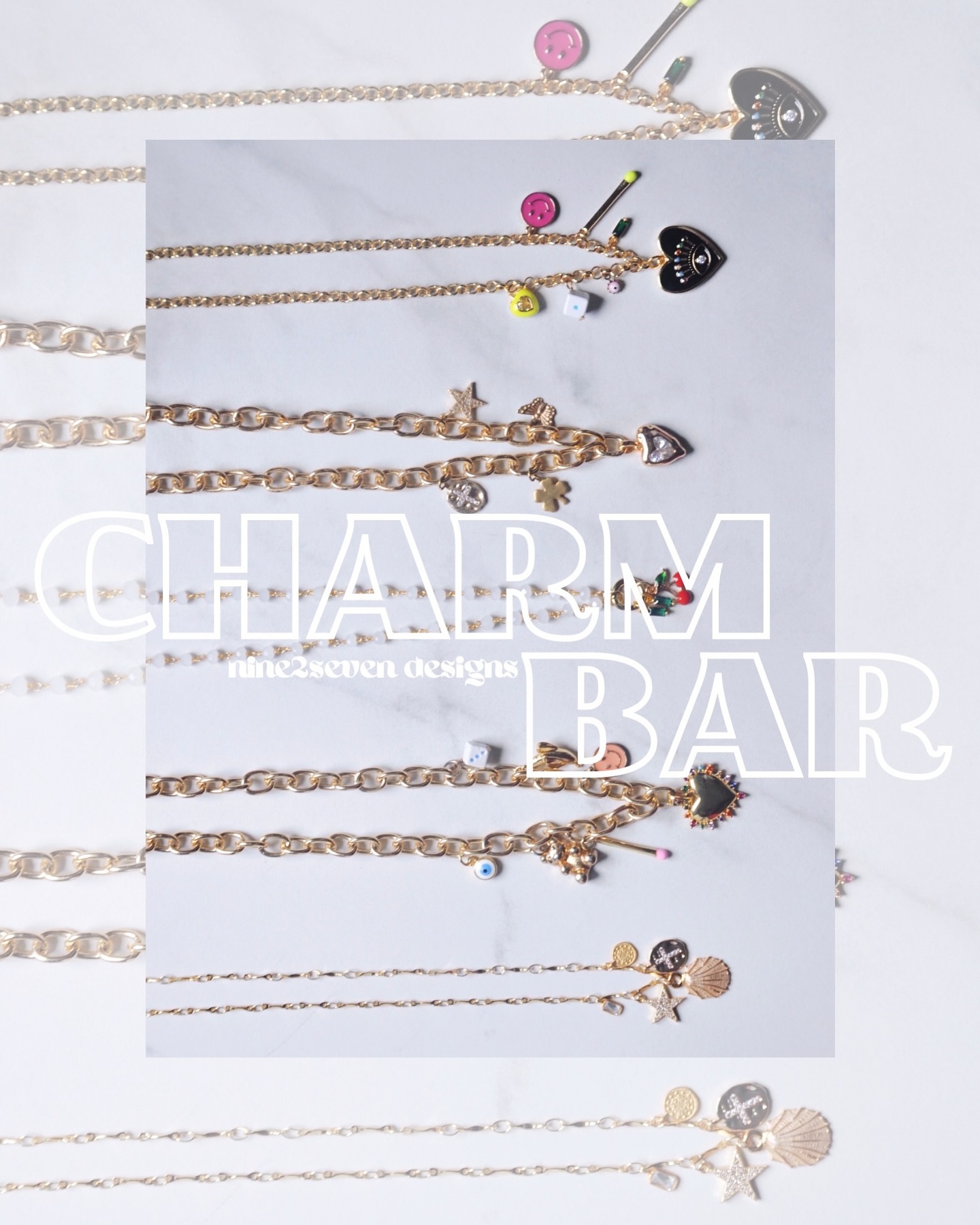 The Charm Bar is now live!!! Click the link in bio to start designing your own custom charm necklaces & bracelets 🛒🥂🩷✨
#smallbusiness #jewelry #shop #shopsmall #handmadejewelry #madewithlove #charmbar #handmade #style #jewelry #charmnecklaces #custommade #charms