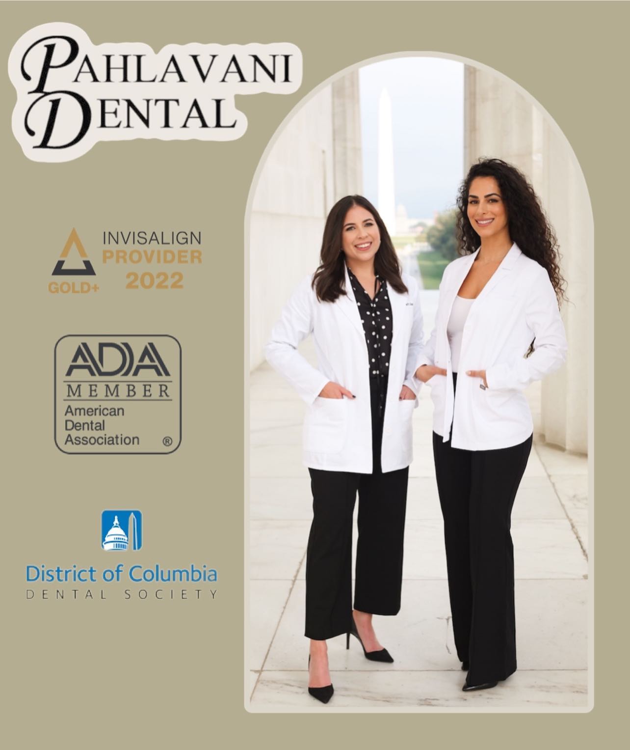 ✨🦷Pahlavani Dental 🦷✨
Woman Lead Dental Office in N.W., DC 📍
Serving our patients since 2015 with the latest in technology and attention to oral care.
Office Hours:
Dr. Nadia Gutiérrez (Associate Dentist)
🗓Monday, Tuesday & Friday: 8am to 4pm
Dr. Neda Pahlavani (Owner and Founder)
🗓 Wednesday & Thursday: 9am to 5pm
Select Saturdays (inquire by phone or email)
If you would like to schedule an appointment and experience Gold Plus🌟 treatment, contact us at:
📞: (202)797-0090
📧: info@pahlavanidental.com
🧑💻: www.pahlavanidental.com
#pahlavanidental #dcdentaloffice #womenindentistry #dentist #flosslikeaboss #invisalign #invisaligngoldplusprovider⭐️ #dcdentalsociety #ADA