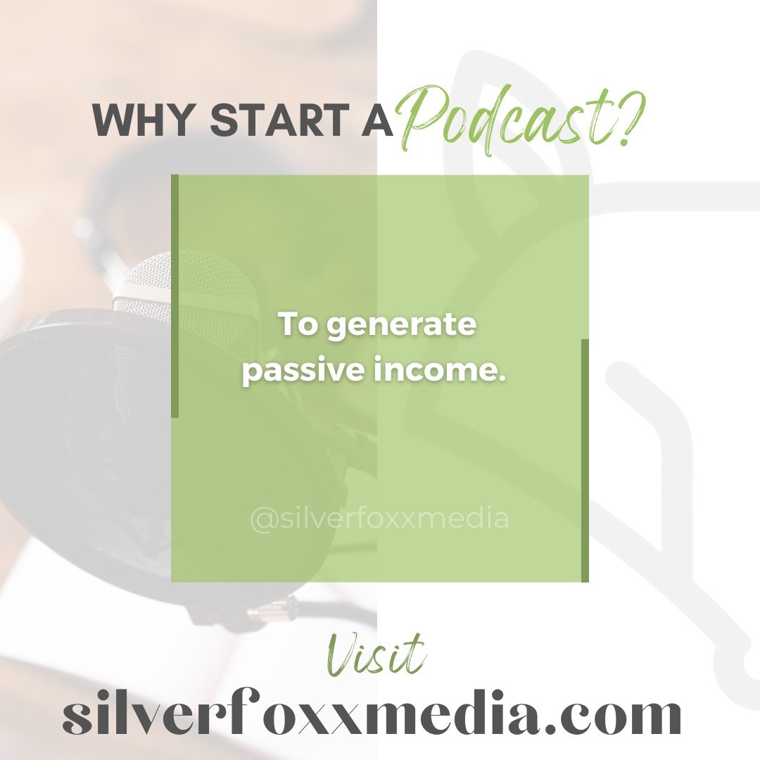 🎙️💰 Unlocking Passive Income with Podcasting! 🎧💸
Dreaming of generating passive income for you and your family? Look no further than the power of podcasting! 🌟✨
Podcasts offer a unique opportunity to turn your passion into profit. Here's how:
1️⃣ Sponsorships & Ads: As your podcast grows in popularity, you can attract sponsors and advertisers who want to reach your engaged audience. Monetize your episodes and let your content work for you!
2️⃣ Affiliate Marketing: Share products or services you believe in and earn commissions for every sale made through your unique affiliate links. It's a win-win for you, your audience, and the businesses you promote.
3️⃣ Premium Content & Memberships: Offer exclusive bonus episodes, behind-the-scenes access, or premium content to your dedicated fans through paid subscriptions or memberships. They get more value, and you get a steady stream of income.
4️⃣ Merchandise & Merchandising: Create branded merchandise like t-shirts, mugs, or stickers that resonate with your audience. Not only does it boost your brand, but it also generates additional revenue.
Ready to start your podcasting journey? Let's explore the possibilities together! Share your thoughts or questions in the comments below. 🎙️✍️
#PodcastingForProfit #PassiveIncome #PodcastMonetization #FinancialFreedom #SilverFoxxMedia