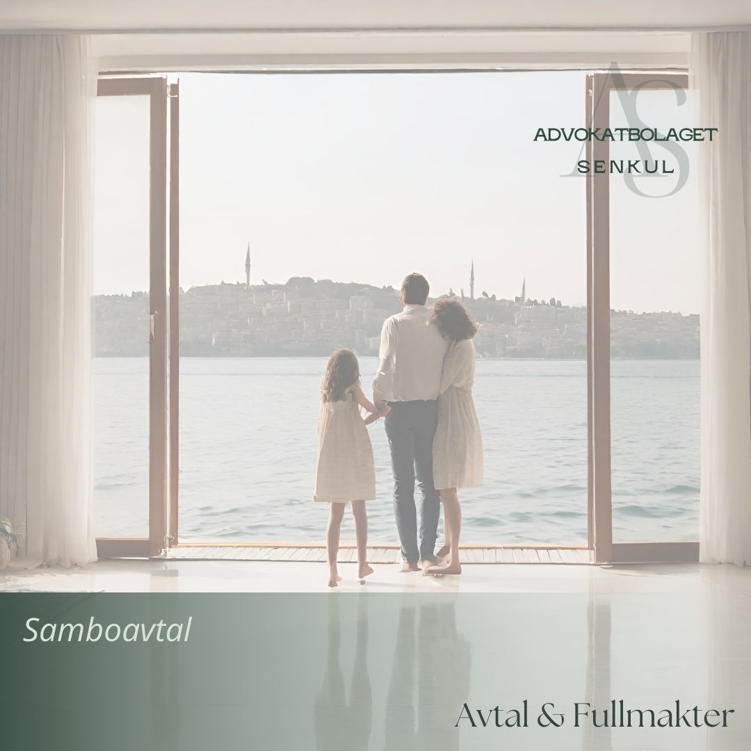 Är du sambo och har ni ett samboavtal?
Sambo kallas den person som du bor med, men inte är gift med. Ett samboförhållande kan beskrivas som ett ogift par som lever tillsammans under äktenskapslika förhållanden.
Att vara sambo kan känslomässigt och praktiskt fungera precis som för ett gift par, men i lagens mening är det något helt annat. Därför är det nödvändigt att tänka till och ta reda på vad lagen säger innan du blir sambo.
Enligt lagen är ett sambopar två fristående ekonomiska individer i de flesta delar. Sambolagen reglerar vad som är samboegendom och vad som gäller när sambor separerar eller en av dem avlider. Sambolagen börjar gälla när ni flyttar ihop.
Samboegendom är en bostad som köpts för att samborna ska bo där tillsammans. Det gäller även möbler och husgeråd som införskaffats till den gemensamma bostaden. Det som bestämmer vad som är samboegendom är alltså att bostaden och sakerna köpts för att användas tillsammans.
Sommarstugan, bilen, båten, bankmedel och värdepapper eller annan egendom som ni inte avtalat särskilt om är INTE samboegendom. En tillfällig bostad, inte den där ni bor stadigvarande, är inte samboegendom. Därför har den som investerat i en sommarstuga som ägs av den andra sambon inte någon rätt till ersättning för sina kostnader.
Om ni flyttar ihop i en bostad som en av er ägde sedan tidigare eller en bostad där en av er redan bor så är den bostaden inte samboegendom. Men om ni sedan tillsammans flyttar till en bostad räknas den nya bostaden som samboegendom och ska delas lika mellan er vid en separation eller om ena parten avlider. Det gäller även om det bara är en av er som betalat för bostaden.
För att inte drabbas av oönskade konsekvenser vid en separation, eller ett dödsfall, så är det viktigt att ta reda på vad sambolagen innebär för just er. Det är viktigt att ni pratar om er ekonomiska situation när ni flyttar ihop.
Sambolagen går att avtala bort så att den inte ska gälla mellan er. Eftersom sambor inte ärver varandra kan man också skriva ett testamente till förmån för sin sambo. Vi ger rådgivning och bistår med upprättande av avtal och testamenten.
¤
¤
¤
#sambo #samboavtal
¤
¤
¤
(AI-genererad bild)