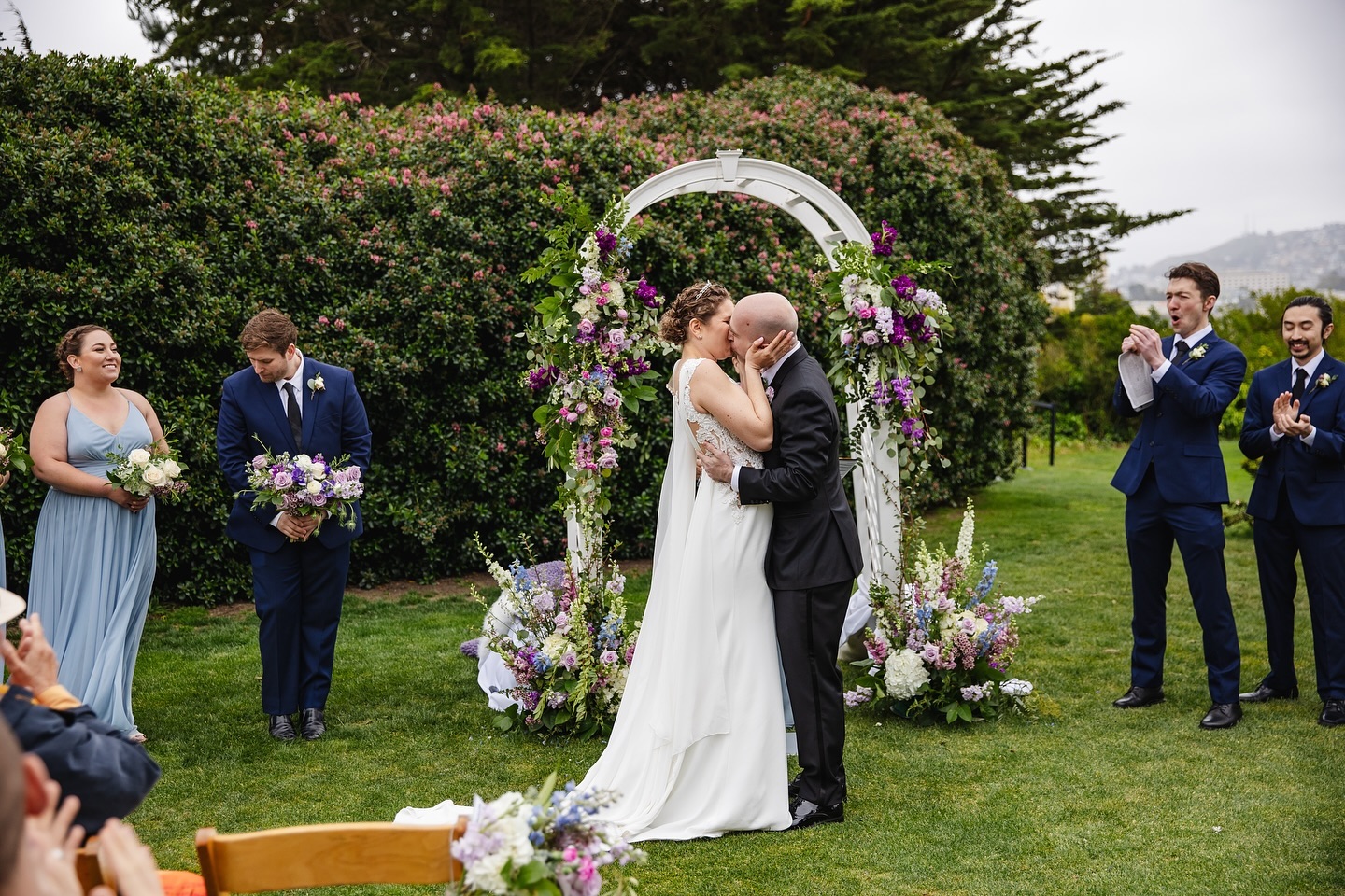 Together forever - sealed with a kiss!
#presidio #presidiogolfcourse #wedding #weddingday #photooftheday #weddingvenue #bigday #sanfrancisco #sanfranciscowedding #married
