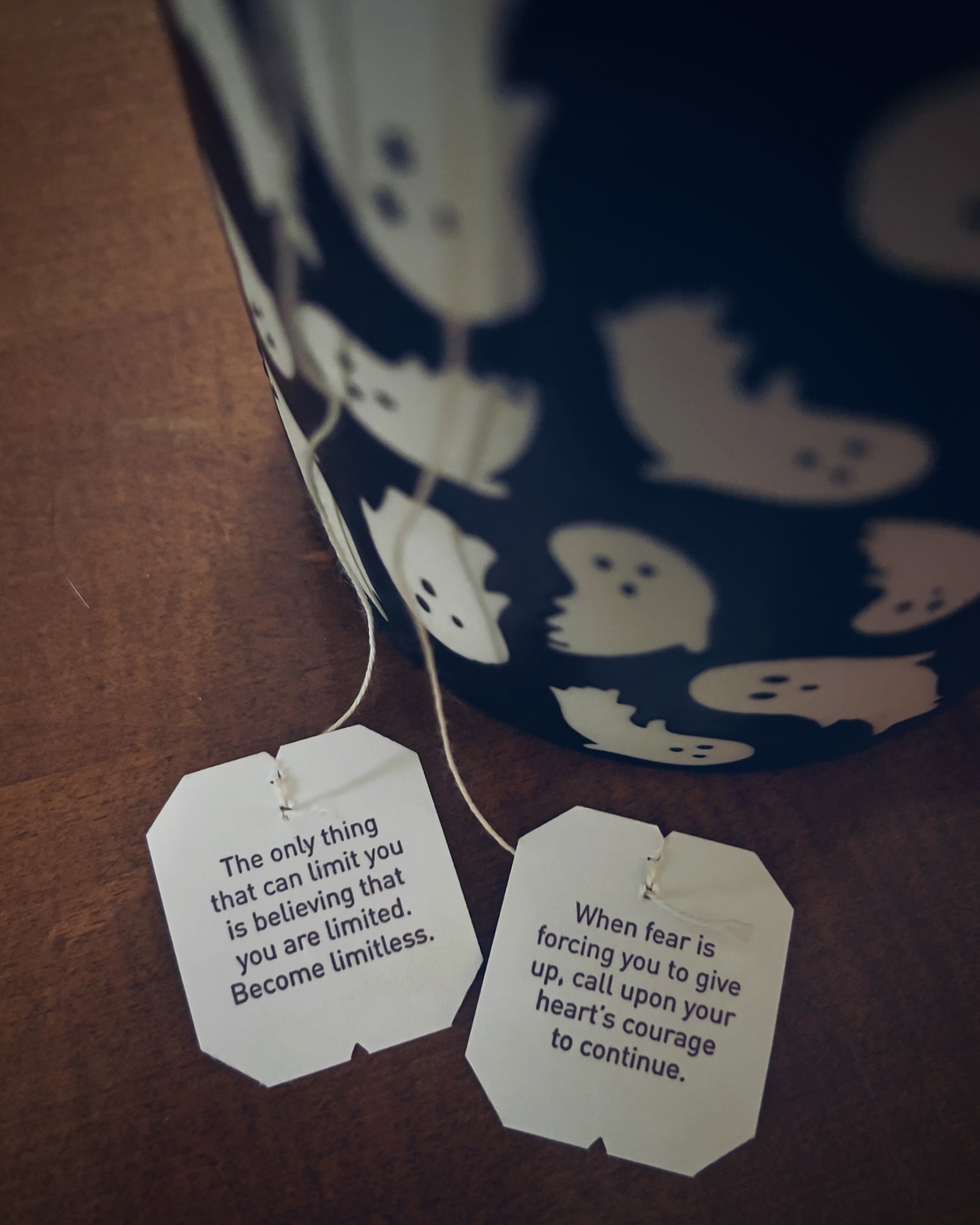 Tea is on point today. Wasn’t sure if anyone else needed to hear these words of wisdom today so thought I would share 🍵🍵
#thanks #yogitea #readyforcoldweather