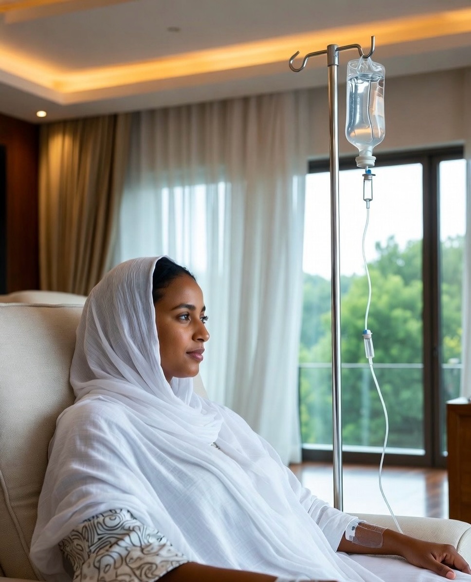 Sit back, relax & recharge with our Myers’ Cocktail IV ✨
A powerful blend of essential vitamins designed to help your body feel its best 💧
💛 Vitamin C – Immunity support & skin glow
💊 B-Complex – Energy, metabolism & stress support
⚡ Magnesium – Muscle relaxation & calm
🧠 Calcium – Nerve function & balance
🌿 Perfect for:
• Low energy & burnout
• Stress & travel fatigue
• Immune support
• Overall wellness & glow
Wellness, delivered intravenously 💉✨
#MyersCocktail #IVTherapy #VitaminDrip #WellnessGlow #MedSpaLife IVHydration EnergyBoost GlowFromWithin VitalityInfusion SelfCareEssentials For bookings +251973777077 ( what's app Available)