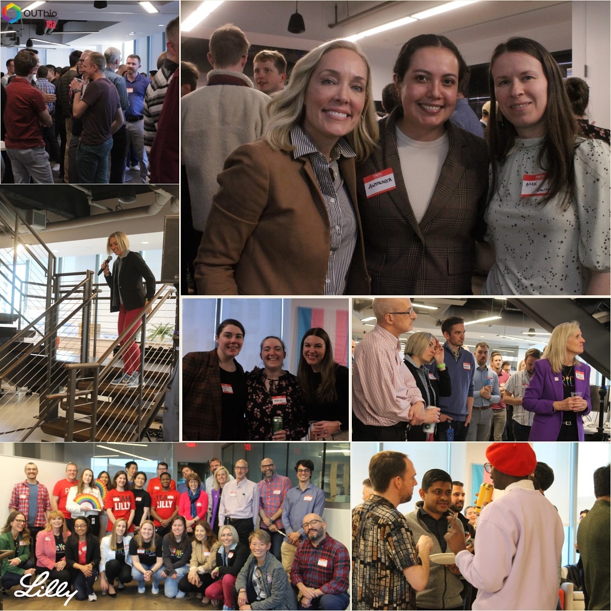 🌟 Another engaging evening with @elilillyco ! This April marked our fourth OUTbio event, hosted by Eli Lilly, where they continued their commitment to supporting LGBTQ+ employees. The night featured impactful talks from team members, highlighting their strides in fostering an inclusive workplace. Thanks to Eli Lilly for another insightful gathering. We’re already looking forward to the next one! 🏳️🌈
.
.
.
#lgbtq🌈 #biotech #pharma #elililly #boston #networking