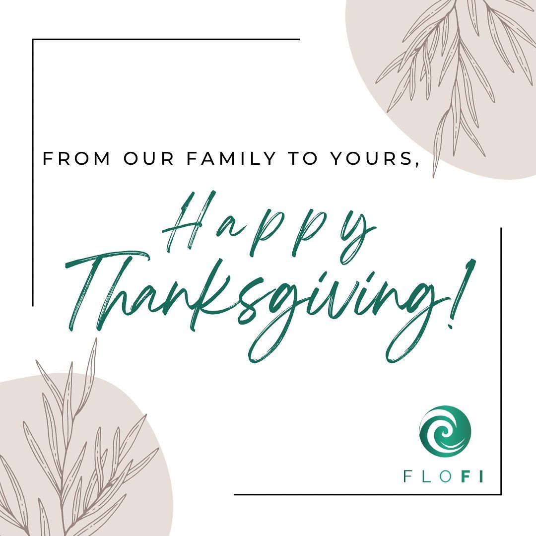 Happy Thanksgiving FLOFI family! We’re so grateful for you and your continuous support. We hope you have a safe and happy holiday! 💚🙏🏽
#thanksgiving #growitheflo #grateful #thankful #yoga #mindfulness #community #holiday