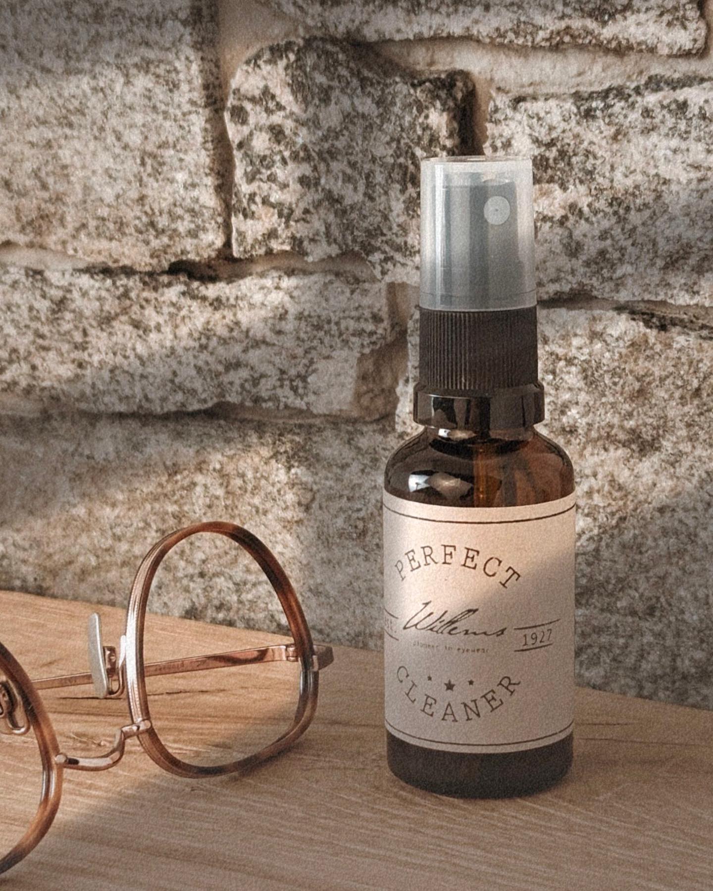 The right care for your new glasses starts with our willems “Perfect Cleaner”. This perfect mixture for wiping your lenses and frames is engineered in Switzerland and bottled carefully in Germany. #suistainable & #refillable #noplastic