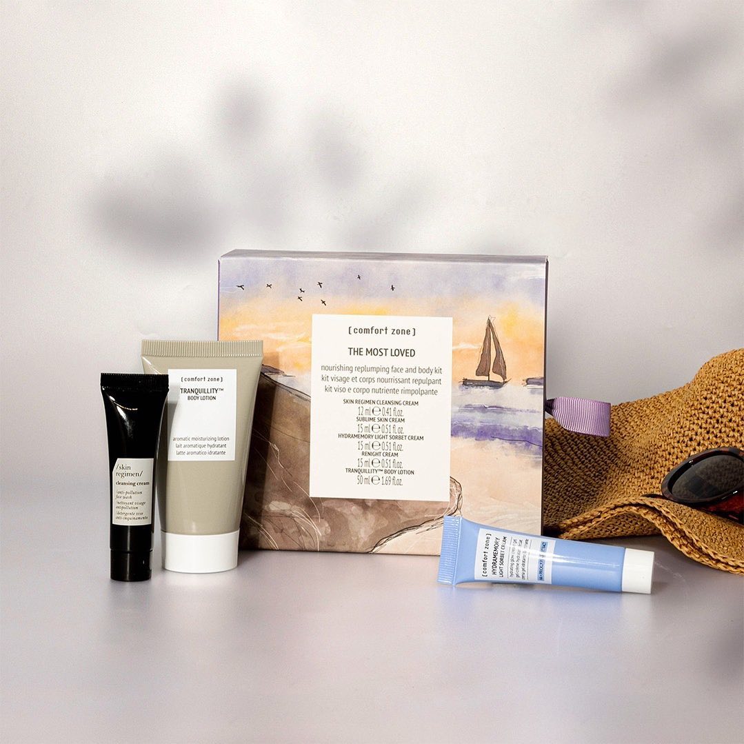 Travel light, love your skin! ✈️✨ Introducing The Most Loved Travel Kit, your skincare essentials on the go. Curated for glowing skin and your carry-on without giving up the skincare goals.