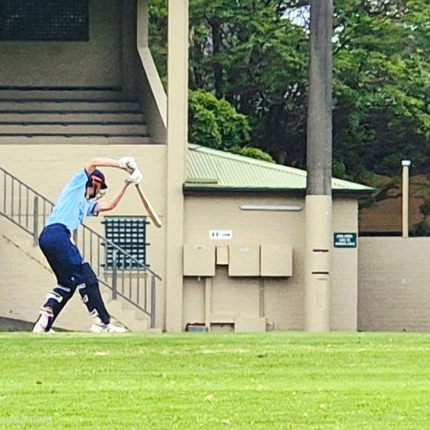 U15/2 batting at Boronia Park vs Blacktown.