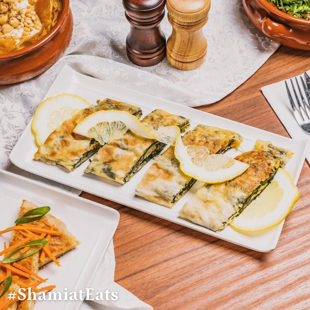 🥟✨ Dive into the delectable layers of our sliced borek! 🌿 Share your love for authentic flavours by using #ShamiatEats
.
Your taste adventure begins here!
.
#Borek #Boreks #SyrianCuisine #MiddleEastern #TasteOfSyria #Mediterranean #Melbourne #MelbourneFood #FoodieFinds #ExploreLocal #DineInMelbourne