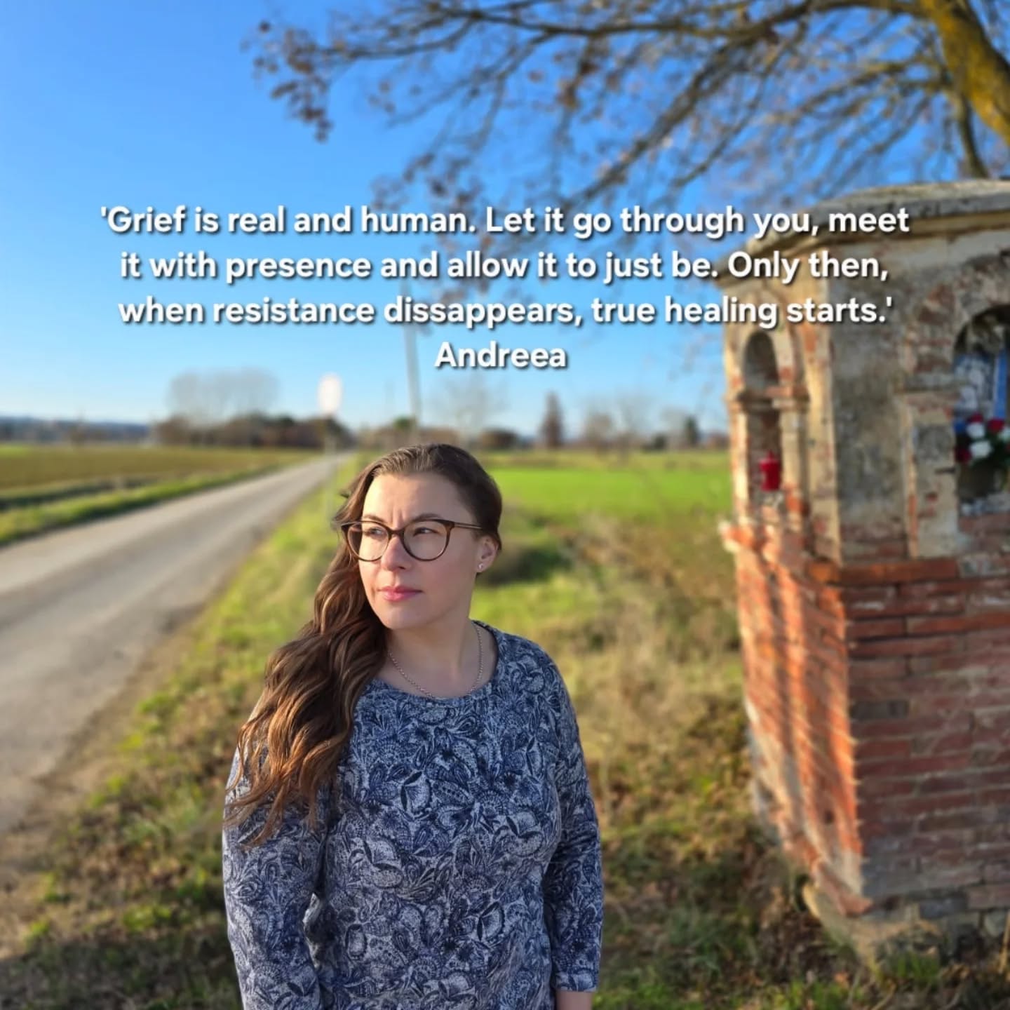 Grief is not something to fix but it is something to feel. It moves like a tide through the body, the heart and the soul.
When we meet it with presence instead of resistance, it begins to soften.
Not because it disappears but because it is finally allowed to be. In that allowance healing doesn’t arrive as force, it arrives as quiet peace, breath by breath, moment by moment.
#SacredGrief #HealingPresence #SoulHealing
#GriefAndGrace #LoveBeginsWithin