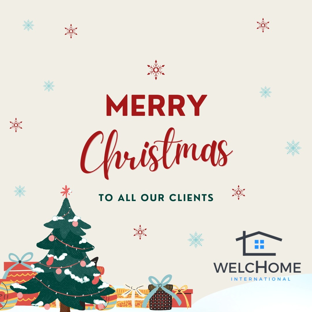 From the WelcHome family to yours, we wish you a Merry Christmas filled with warmth, joy, and cherished memories. May your home be a haven of happiness this holiday season.
#merrychristmas #welchomeinternational #propertyfinder #happy2024 #happyholidays