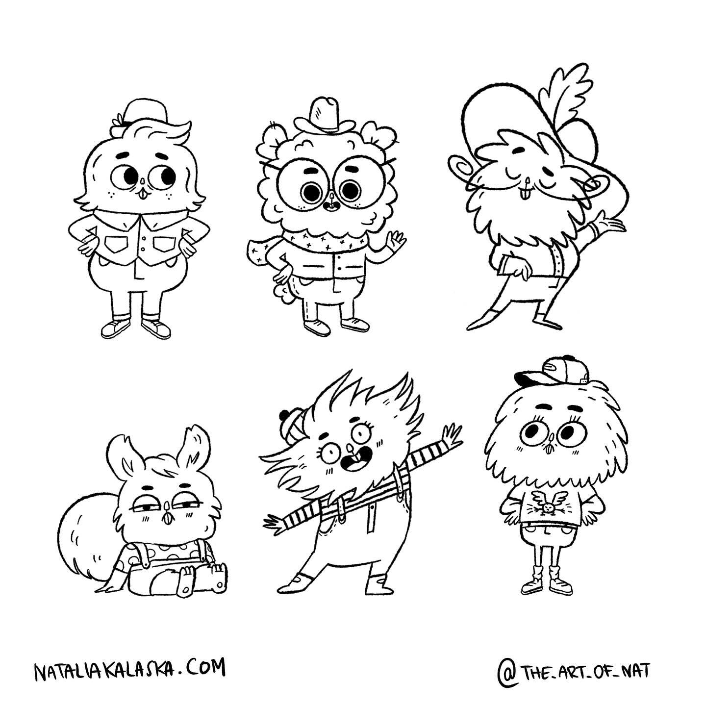 ✨🐭🐿️🐹 ✨
.
.
#MonsterAdventure #IllustrationFun #JoyfulCreativity #MonsterRealm #ImaginationEscape #CreativeJourney #InstagramIllustration #ink #blackandwhite #doodle #procreate #FunnyIllustration #LaughOutLoud #CuteCritters #IllustrationArt