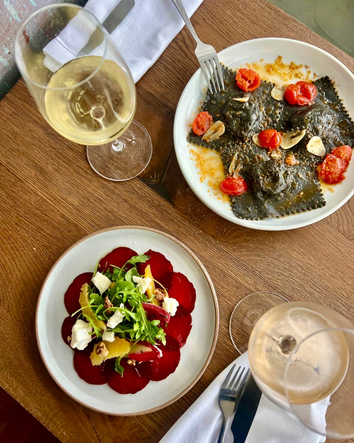 Valentineās Day at Maremma š
This year on āLa Festa degli Innamoratiā - The Festival of People in Love - weāll be serving a special menu alongside our main menu.
The dishes are, as always, a celebration of the season, with a little indulgence where it counts - beetroot carpaccio with goatās cheese and citrus, black ravioli filled with prawn, skate and mascarpone, guinea fowl with Marsala, chanterelles and celeriac, and a dark chocolate mousse with sour cherries to finish.
Whether youāre planning to mark the day, or just want to eat well, weāll be doing what we do best: cooking, pouring wineĀ and giving you time to enjoy each otherās company.
Swipe to see the full menu š
Dinner is almost fully booked folks, but we still have availability for you to join us for lunch!
Reservations can be made through the website - link in bio š«