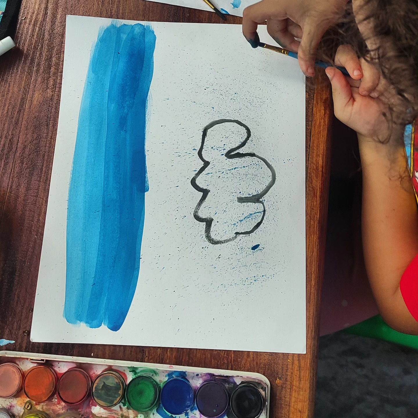 Make it rain! Trying watercolors. Junior class (5 to 6)
#watercolors #junior #TheWizardWorkshop