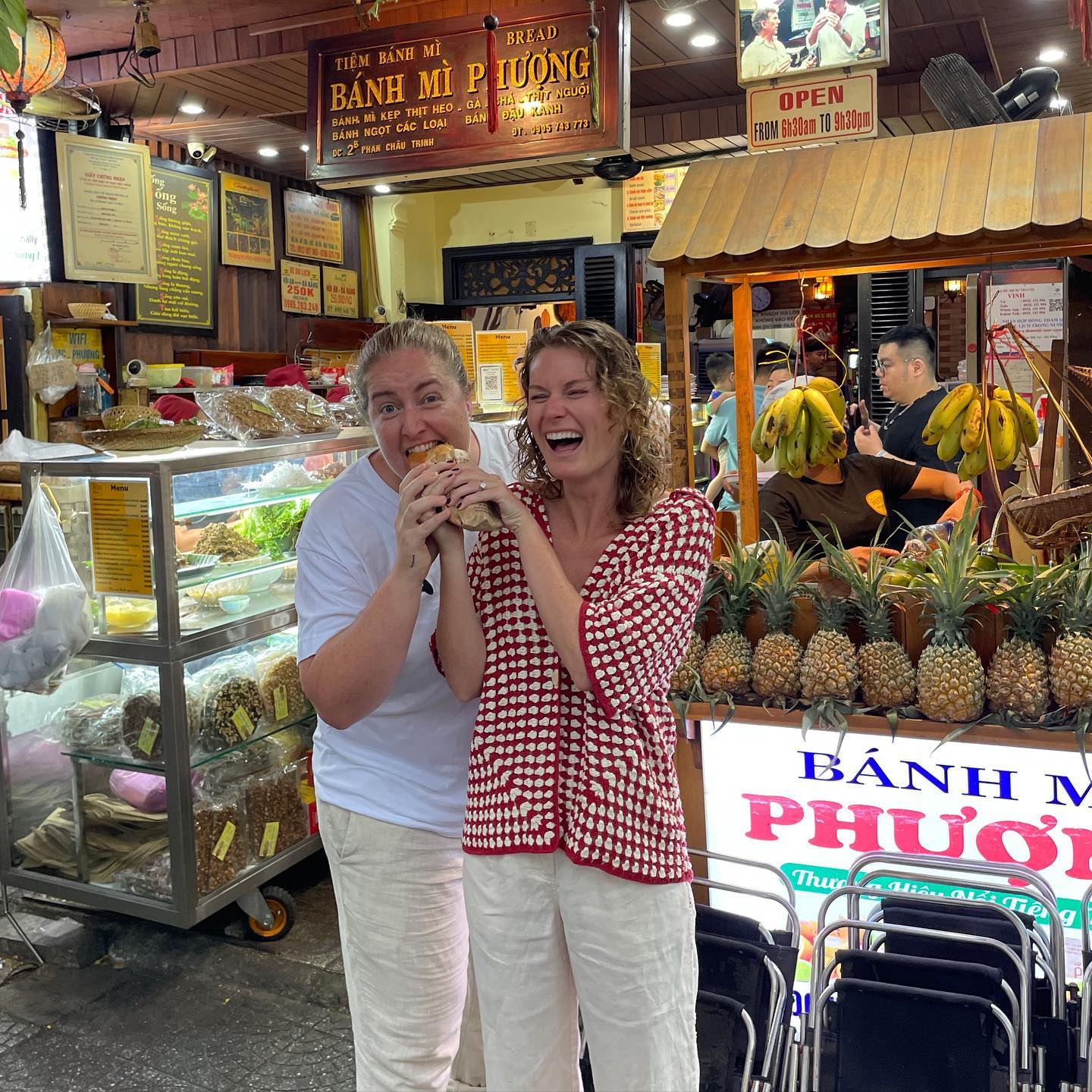 This Sunday Arvo it’s a Banh Mi Bar!!
The Matilda’s team traveled all the way to Hoi An, Vietnam to taste and learn the secrets of the best Banh Mi in the world. We are thrilled to bring them back to Nambucca.
From 3pm on Sunday until sold out!
Banh Mi - $14
Vietnamese bread roll, cucumber, pickled carrots & daikon, chilli, house duck & pork liver pâté, mayonnaise and your choice of:
Chargrilled BBQ Pork
Chargrilled marinated snapper
Sautéed oyster mushrooms
Our seafood specials for this Sunday are:
QLD prawns butterflied with chilli salt and kumquat - $18
Tasmanian scallops, spicy mayo, green onion & peanuts $5 each
Wash it down with Vietnamese lime iced tea $6 (or make it boozy for $12)