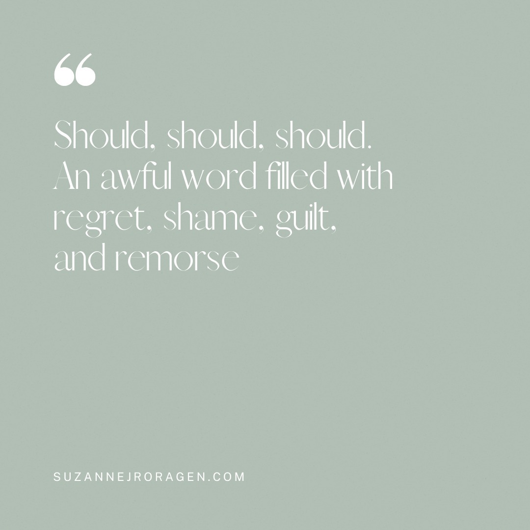 If I focus on all the “shoulds” I didn’t do, the guilt can be paralyzing. Instead, I choose to focus on Romans 8:1, “So now, those who are in Christ Jesus are not judged guilty.” That forgiveness gives me freedom to launch into a new season, a new adventure, a new life.