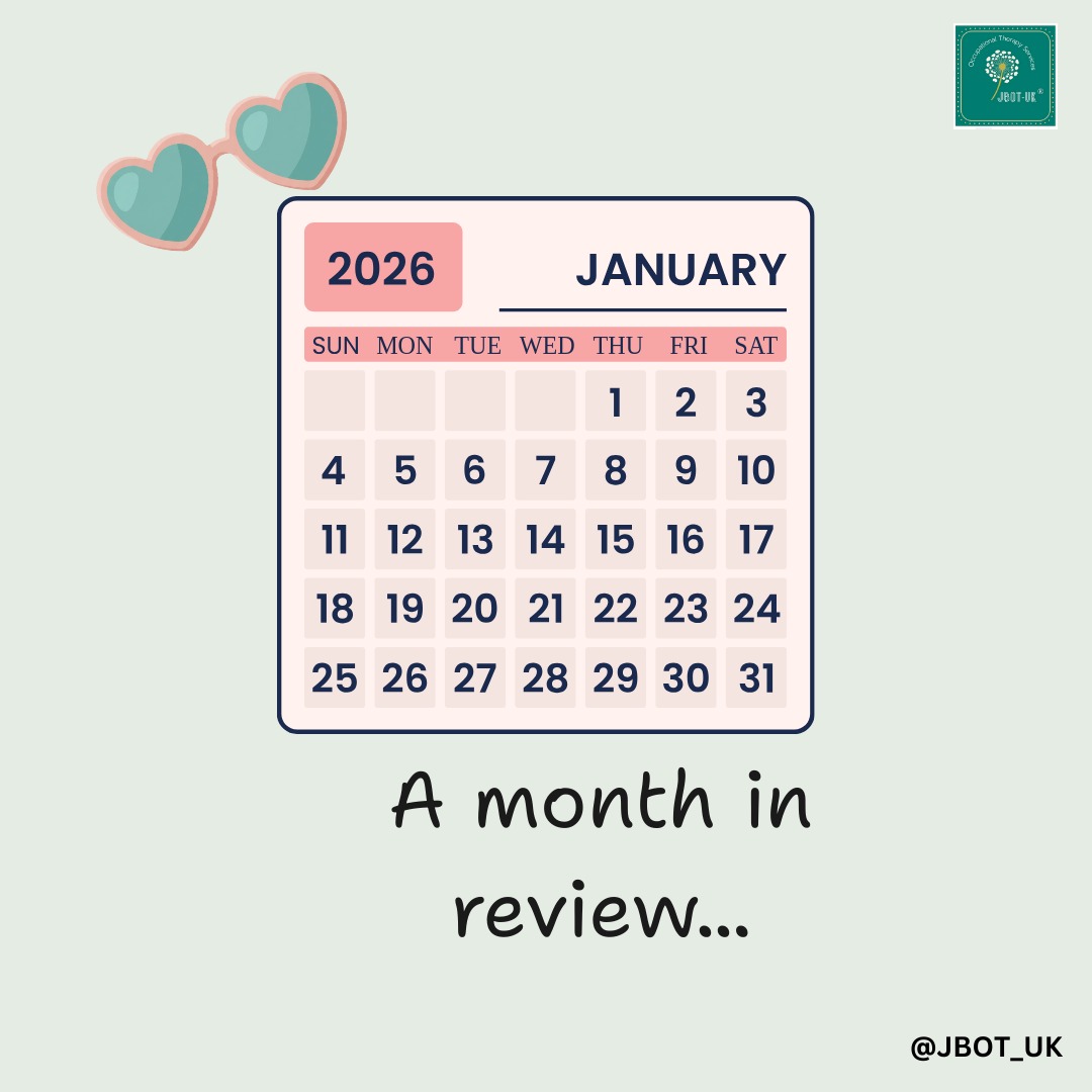 Month in review... January is often said to be 'blue', mine has been non-stop!
I reflected on how grateful I am for the chance meeting I had with an OT during my daughters journey, it was a lightbulb moment, learning what OT was and knowing this is what I was supposed to be doing.
Learn more here about becoming an OT here: https://www.rcot.co.uk/learn-about-occupational-therapy/become-an-ot/routes
It isn't always easy but it is always worth it. To everyone who has cheered me on when it’s been tough- thank you.
#gratitudeattitude #privatepracticetherapist #actuallyautistic #adhd #audhd #growth #neurodivergentageing #otmagazine #neurodiverseauthors #RCOT #asdbooksforwomen #autism #assessing #buiness #thankyou #ltd #autismworkbookforwomen #ownvoices #sensory #dyspraxia #dcd #booksaboutautism