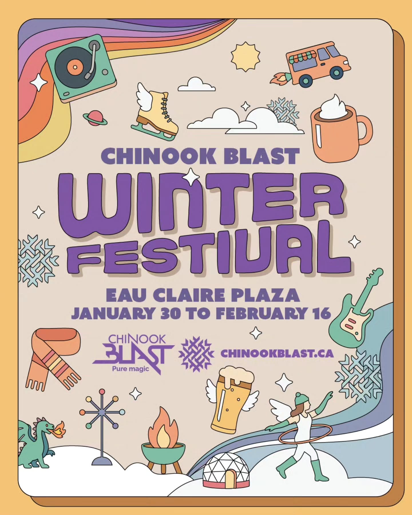 Chinook Blast 2026 is officially rolling in!
From January 30 to February 16, Eau Claire Plaza and Prince’s Island Lagoon will transform into a massive winter playground bursting with lights, art, music, and all the cozy vibes.
2026 promises to bring you:
✨ Fresh performers, cultural showcases, and live music
✨ Brand-new installations, local night markets, winter sports & snowy adventures
It’s everything you love about winter in Calgary… but bigger, brighter, and bolder.
Dive into the full Chinook Blast lineup now!
#chinookblast #yyc #calgary #winterfestival #tourismcalgary
Website: https://www.chinookblast.ca/