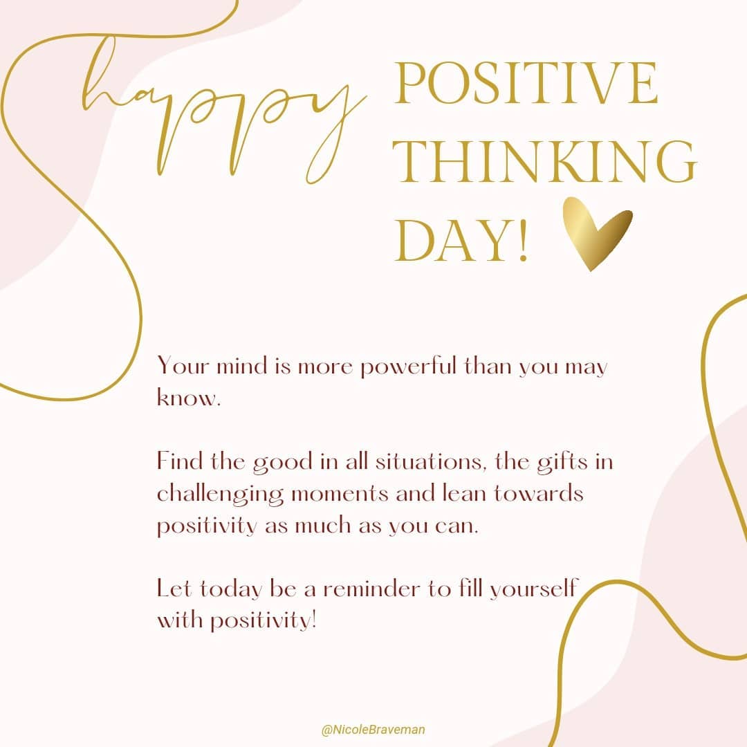 Your thoughts change the chemistry in your body! 🤯
The Mayo Clinic notes that positive thinking can help activate the immune system, allowing you to better manage stress, and even protect against health risks. And thinking positively doesn't cost you a thing. ♥️🧠
It's not always easy to feel, think and speak positively especially during challenging moments. But no matter what is going on in your life or in the world there are still so many other aspects of life that you can shine a light on and be grateful for. ✨
#bepositivethinking #thepowerofpositivethinking #positivethinkingthoughts #positivethinkingday #positivethinkingeveryday #mindsetofgreatness #inspiredaily #healthymindset #powerthoughts #positivemood #powerofpositivethinking #mindsetshift
#mindfulness #mentalhealth #mentalhealthmatters #emotionalhealth #meditation #meditate #meditatedaily #emotionalhealthmatters #meditateeveryday #meditatewithme #meditationforhappiness #meditationcoach #nicolebraveman