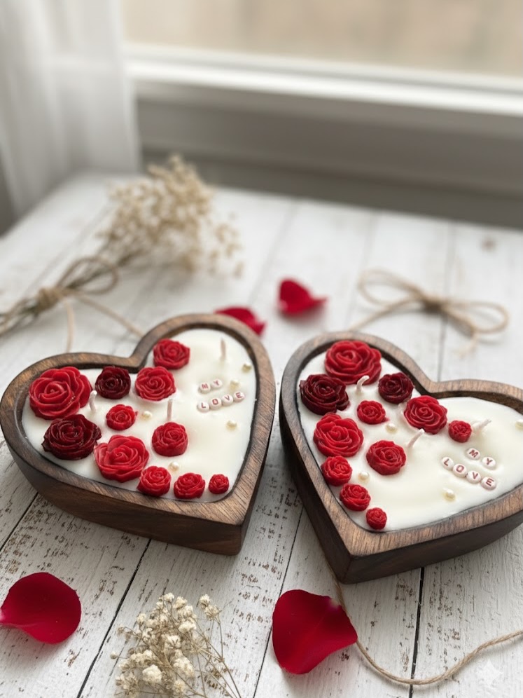 Give them something that lasts longer than a bouquet. 🌹🔥
Our Rose-Infused Heart Candles are officially back in stock! We combined the timeless beauty of red roses with the soothing ambiance of a crackling flame to create the ultimate gift for someone special (or a well-deserved treat for yourself).
From the ‘My Love’ lettering to the scattered petals, every detail is crafted to create a moment of peace and romance in your busy day. 🕊️
The Details: 📍 Sustainably sourced wooden bowls 📍 Long-lasting, clean-burning wax 📍 Reusable bowl once the candle is finished!
Ready to bring this beauty home? 🛒 Shop now at the link in our bio! 📦 Fast shipping available.
Which color roses should we do next? Let us know in the comments! 👇
#GiftInspo #RoseCandle #CandleMaker #SupportSmallBusiness #HomeFragrance ValentineGift CozyVibes Handcrafted